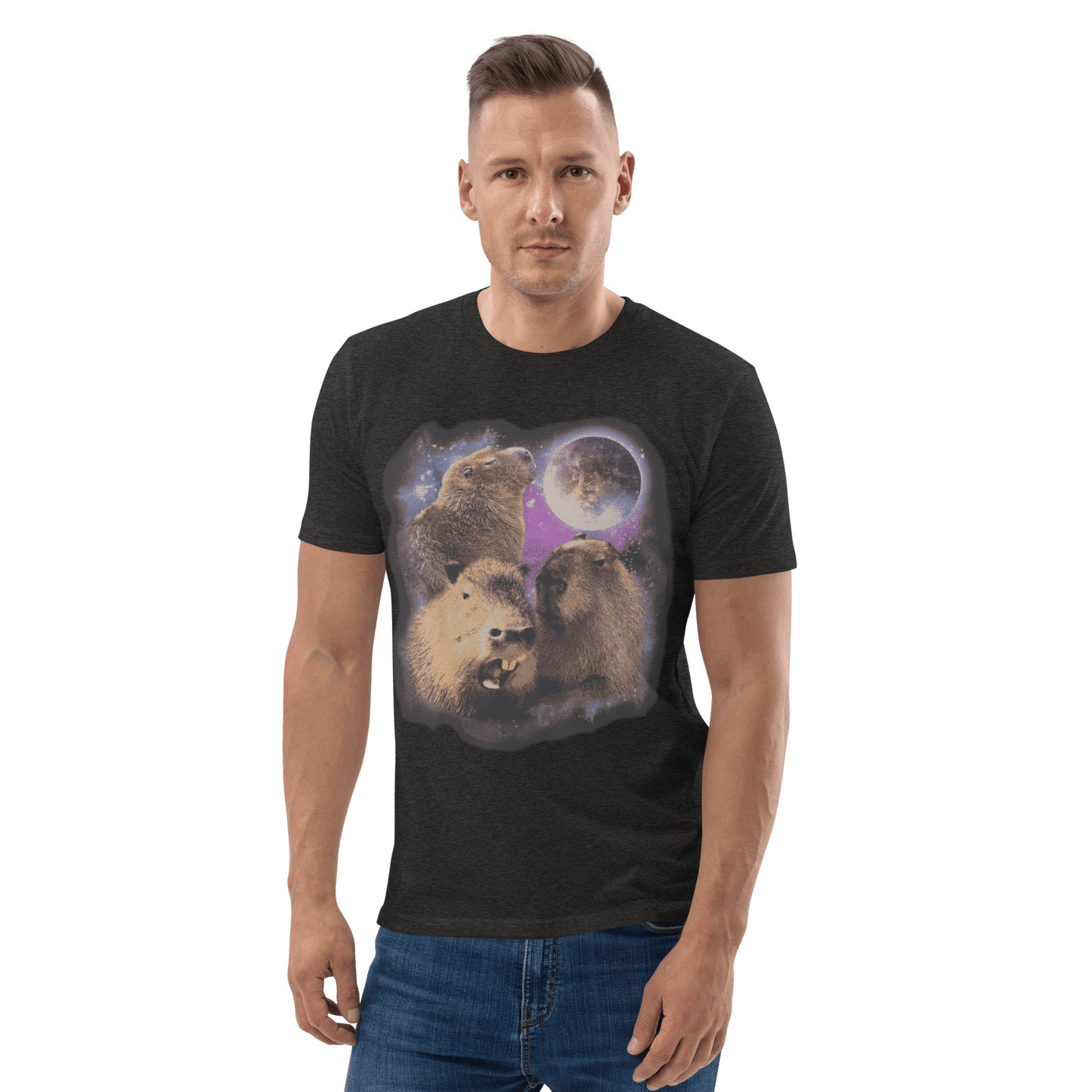 Capybara Premium Organic T-Shirt Meme - Cotton Pink | Shirtposting