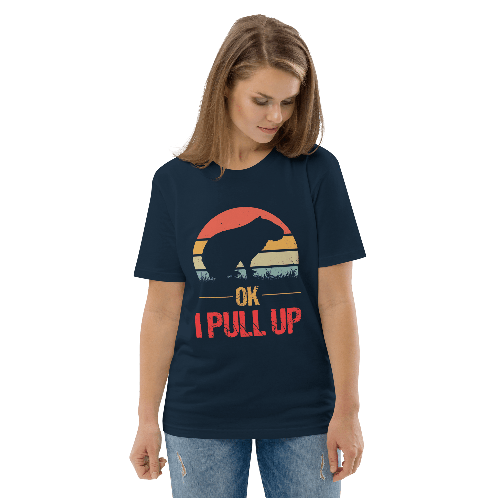Capybara Premium Organic T-Shirt Meme - Dark Heather Grey | Shirtposting
