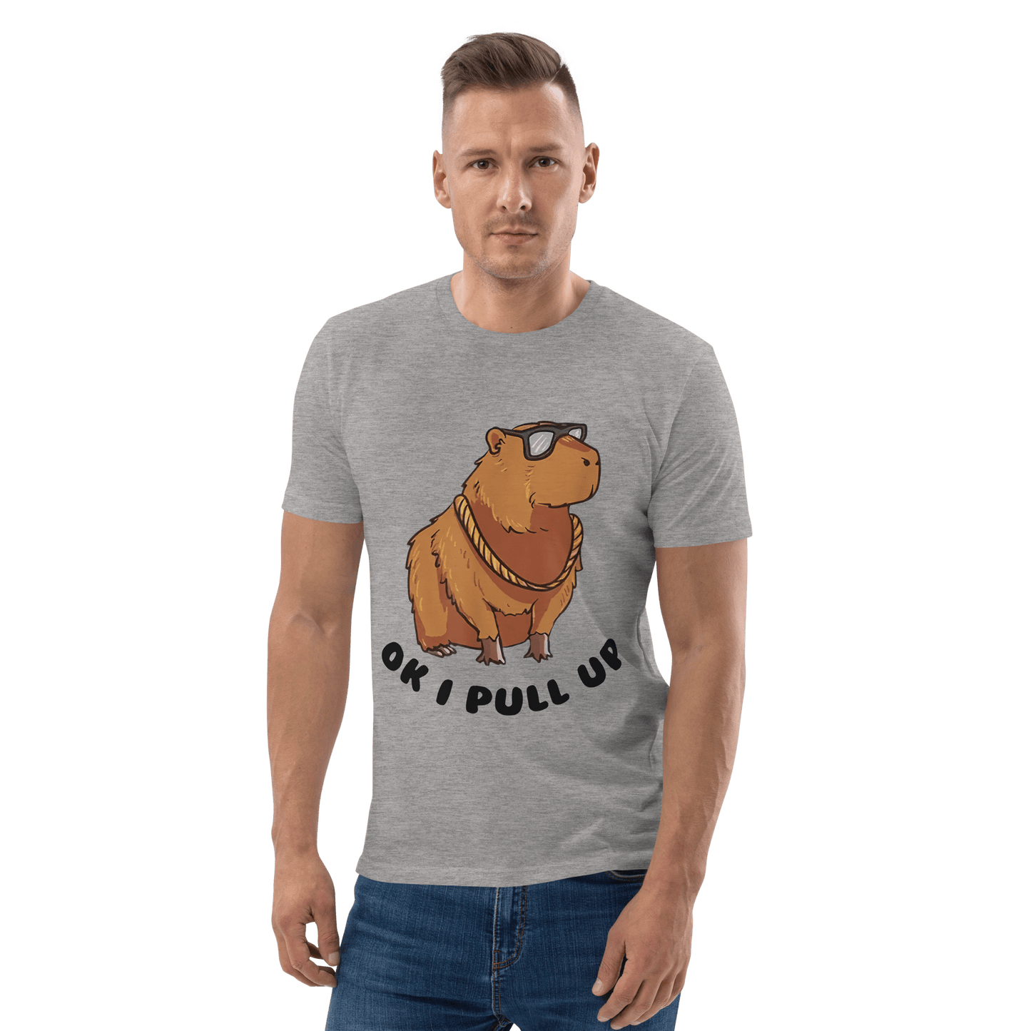 Capybara Premium Organic T-Shirt Meme - Desert Dust | Shirtposting