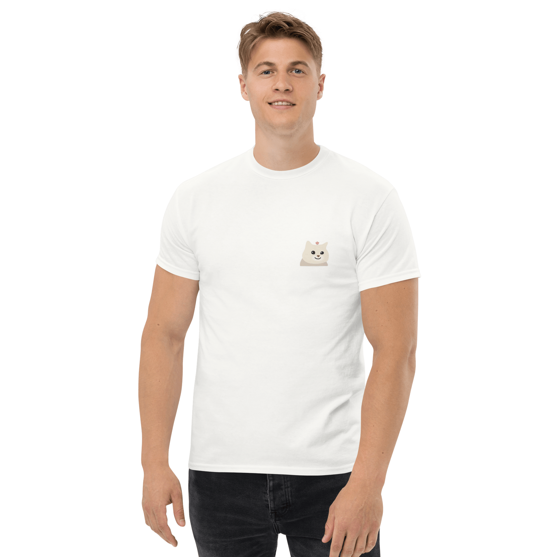 Cat Classic T-Shirt Meme - Ash | Shirtposting