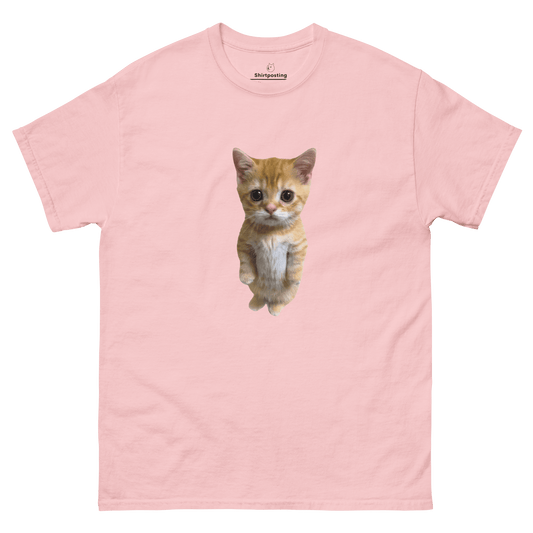 Cat Classic T-Shirt Meme - Light Pink | Shirtposting