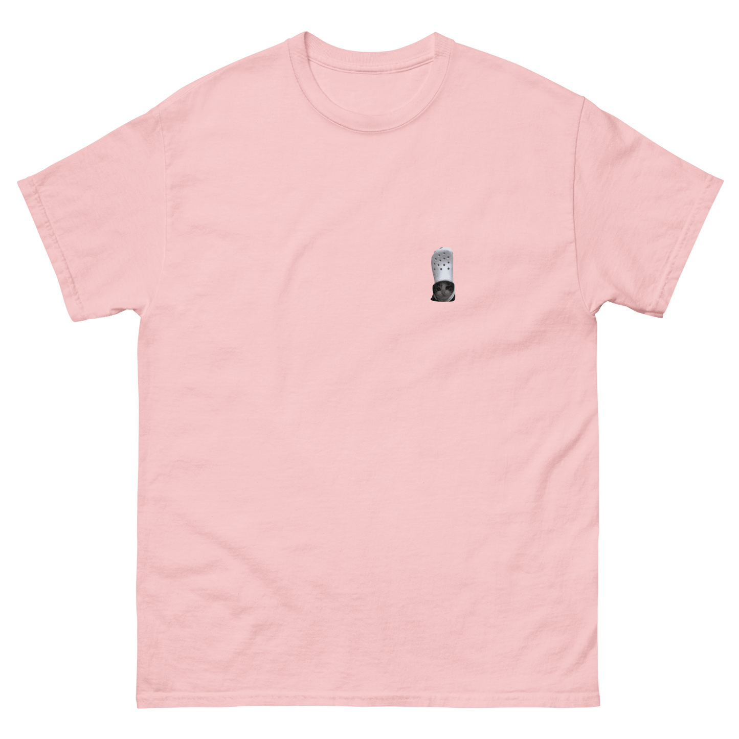Cat Classic T-Shirt Meme - Light Pink | Shirtposting