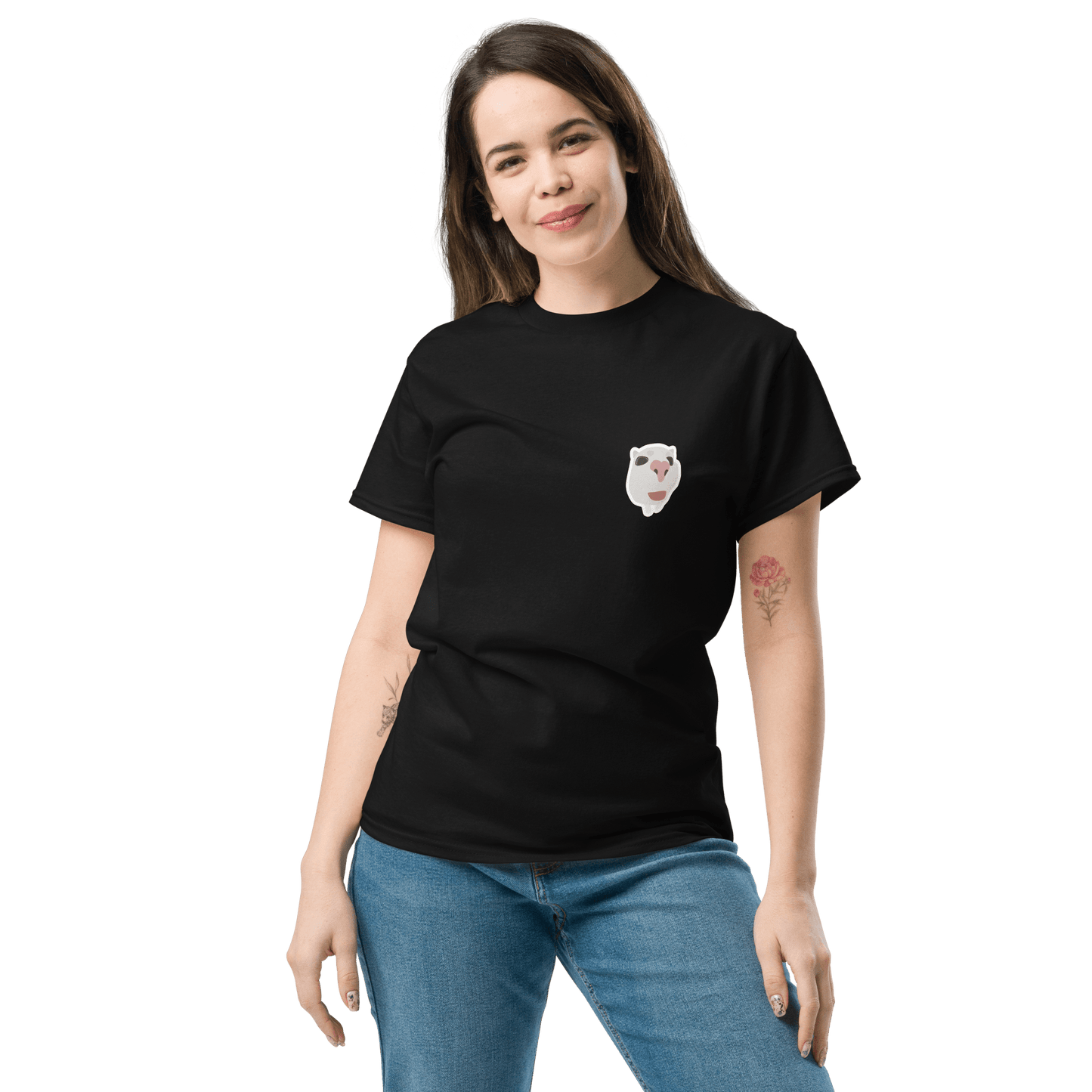 Cat Classic T-Shirt Meme - Royal | Shirtposting