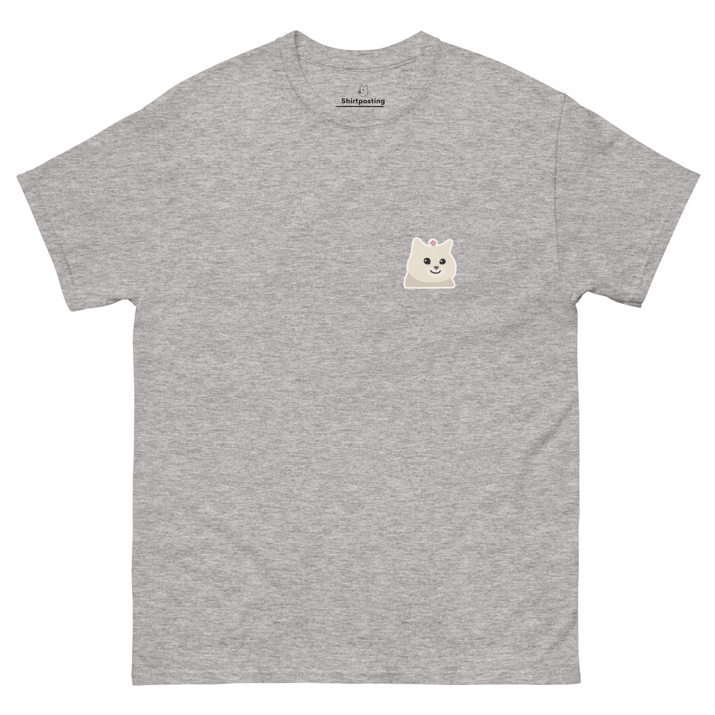 Cat Classic T-Shirt Meme - Sport Grey | Shirtposting