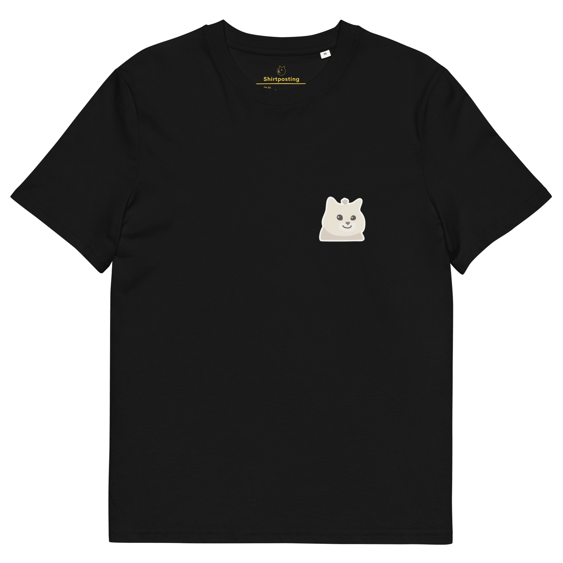 Cat Premium Organic T-Shirt Meme - Black | Shirtposting