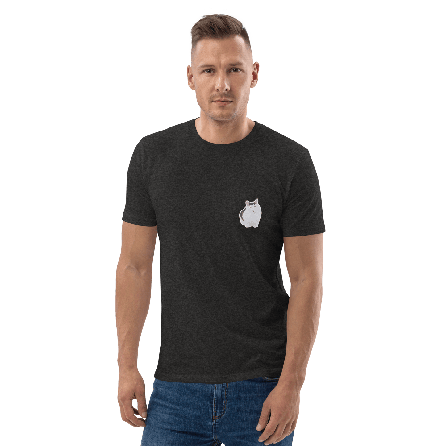 Cat Premium Organic T-Shirt Meme - Cotton Pink | Shirtposting