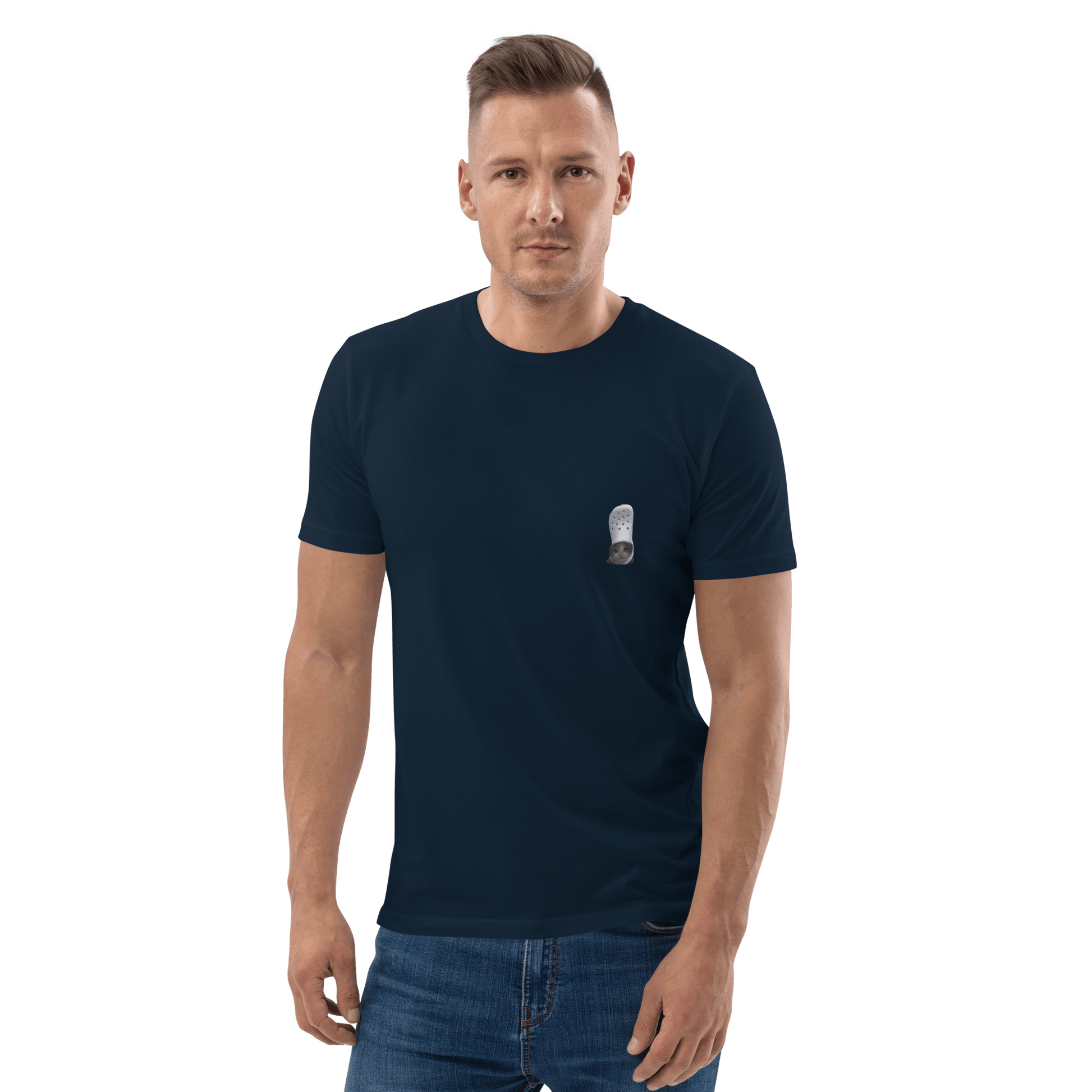 Cat Premium Organic T-Shirt Meme - Cotton Pink | Shirtposting