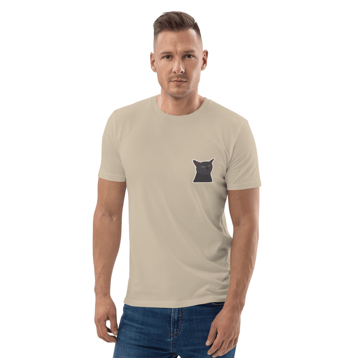 Cat Premium Organic T-Shirt Meme - Cotton Pink | Shirtposting