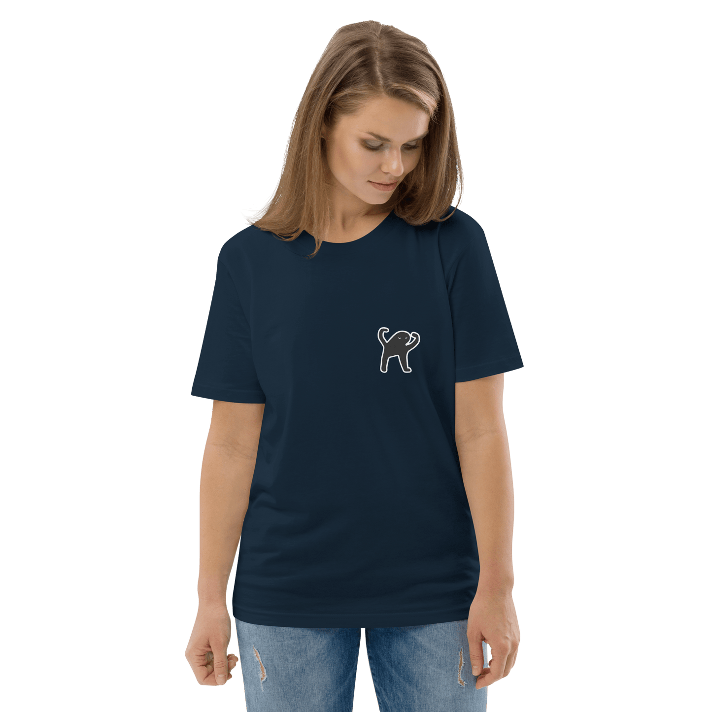 Cat Premium Organic T-Shirt Meme - Cotton Pink | Shirtposting