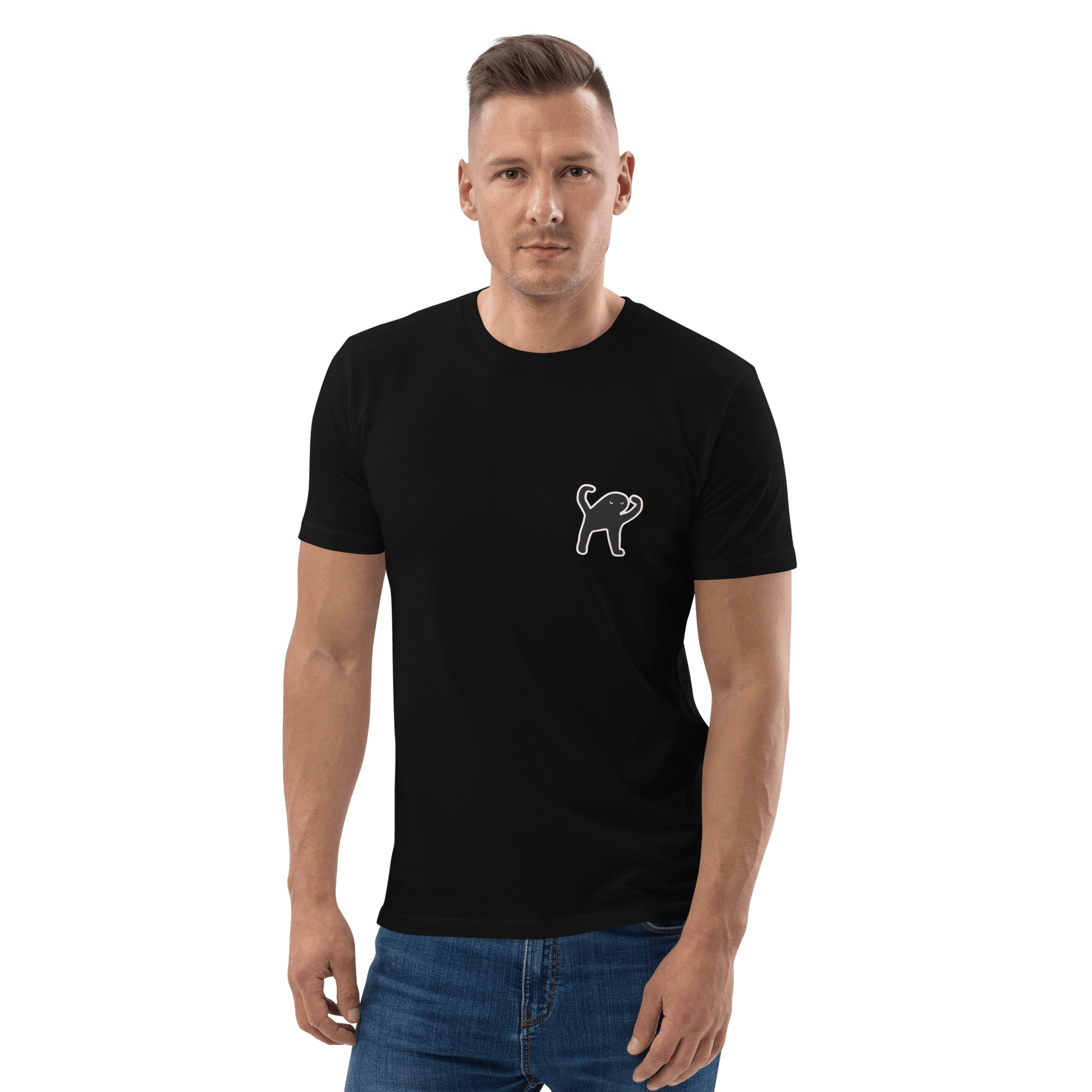 Cat Premium Organic T-Shirt Meme - Cotton Pink | Shirtposting
