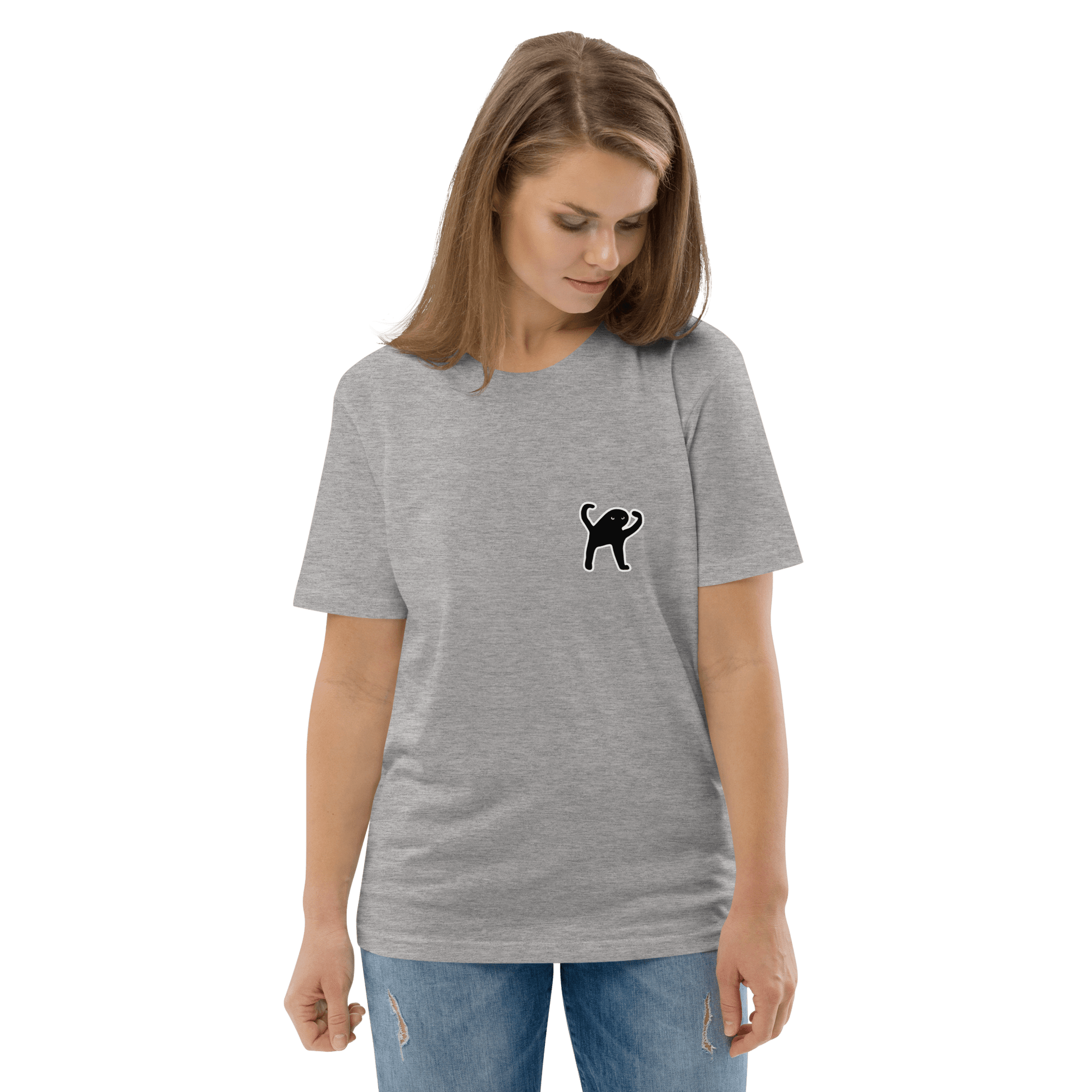 Cat Premium Organic T-Shirt Meme - Cotton Pink | Shirtposting