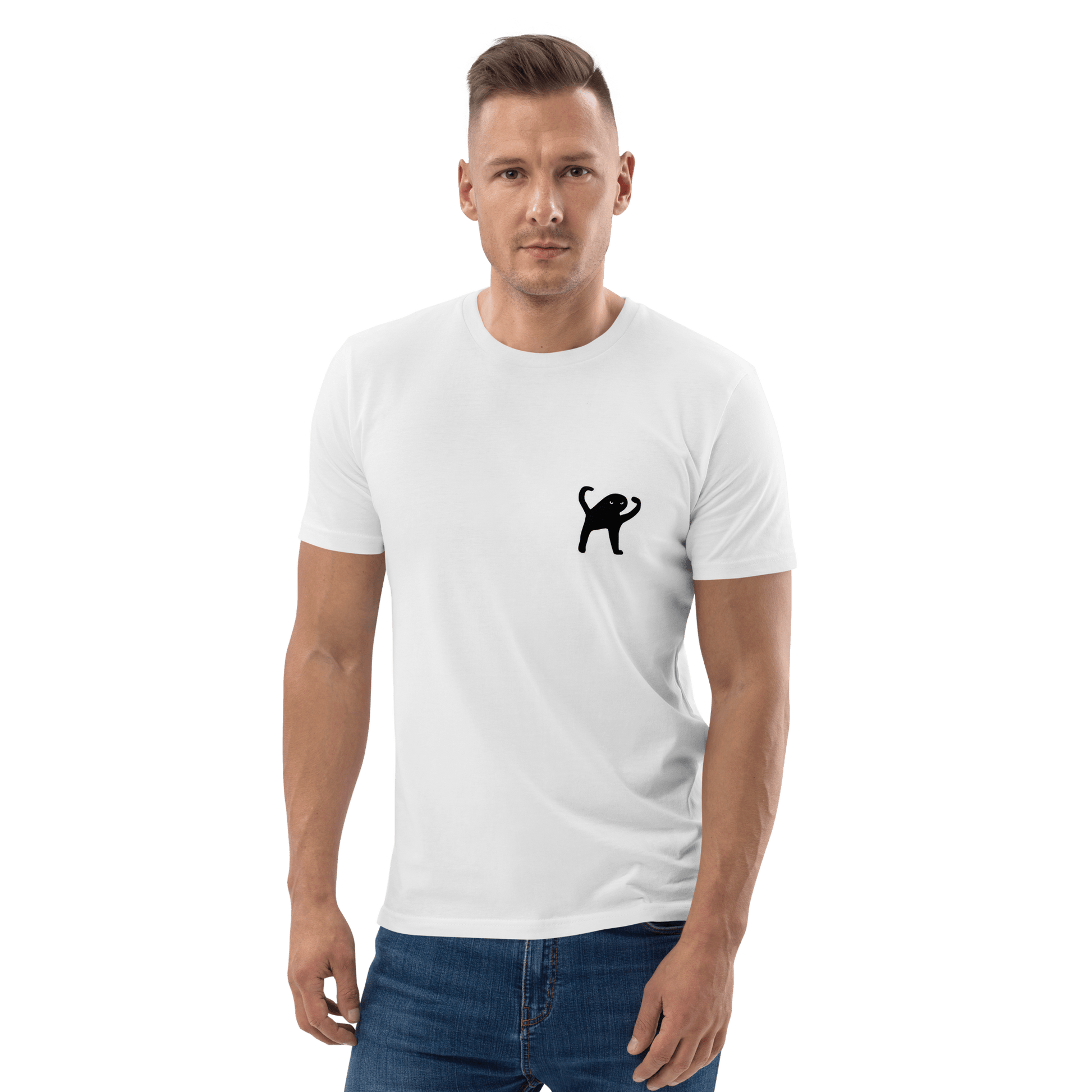 Cat Premium Organic T-Shirt Meme - Cotton Pink | Shirtposting