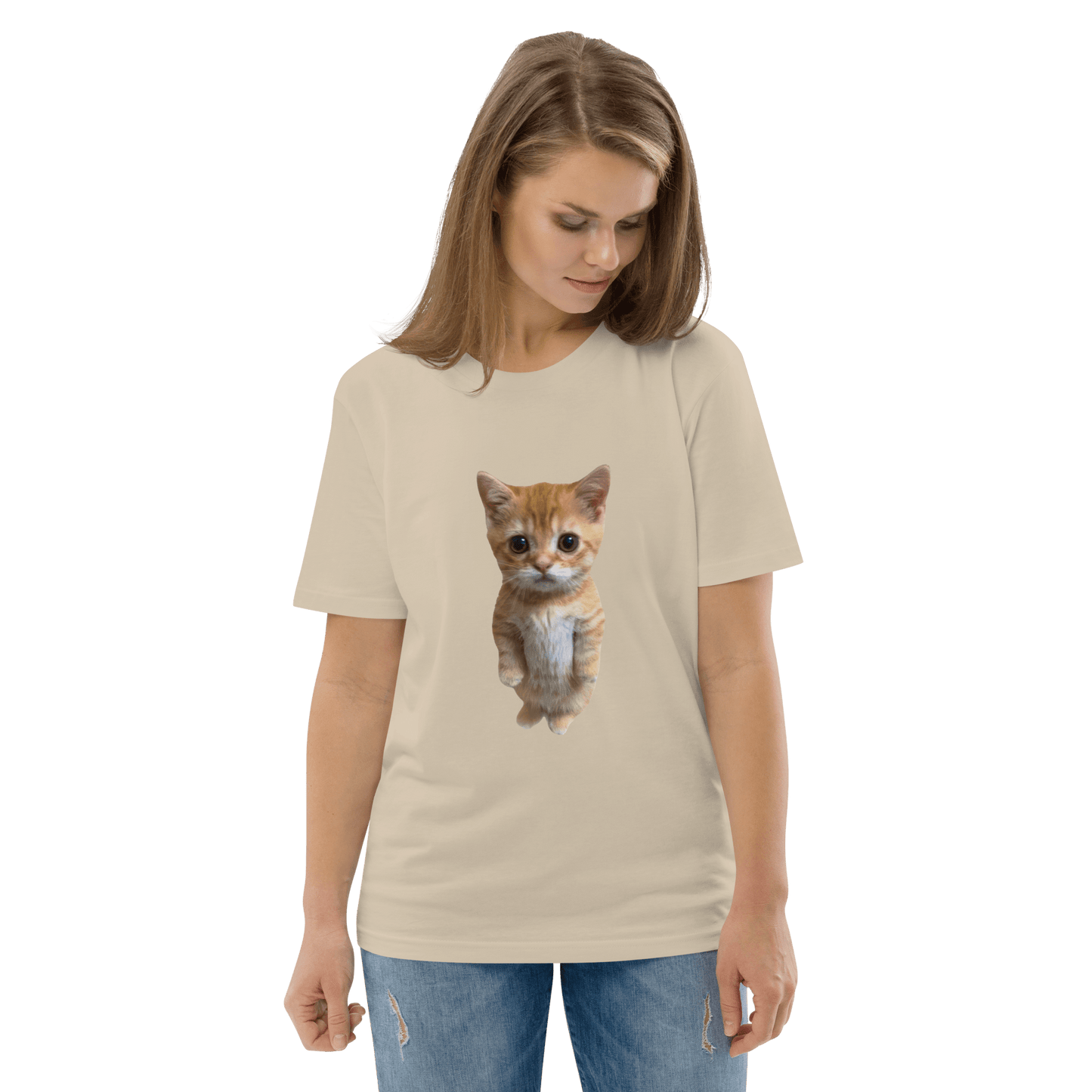 Cat Premium Organic T-Shirt Meme - Dark Heather Grey | Shirtposting