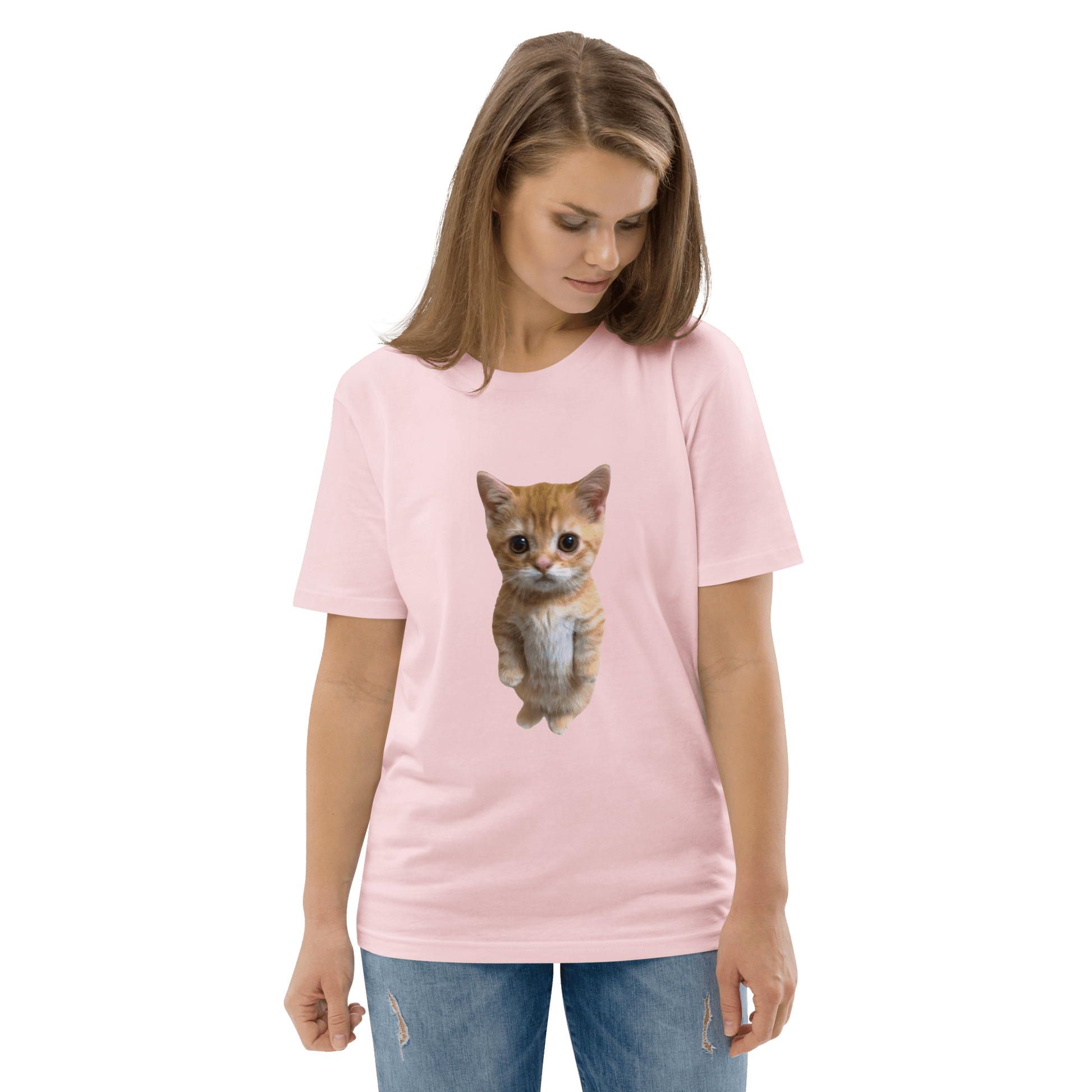Cat Premium Organic T-Shirt Meme - Dark Heather Grey | Shirtposting