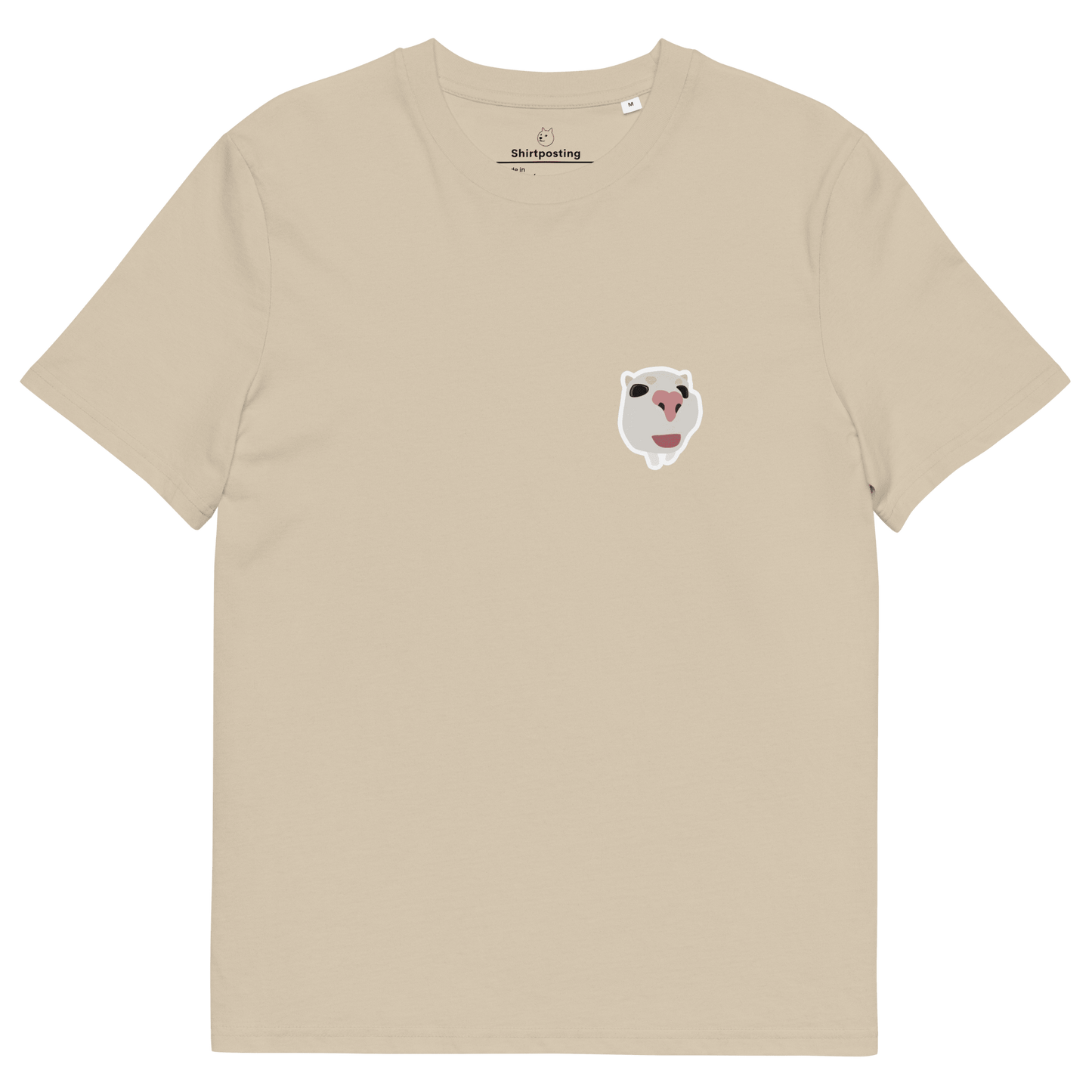 Cat Premium Organic T-Shirt Meme - Desert Dust | Shirtposting