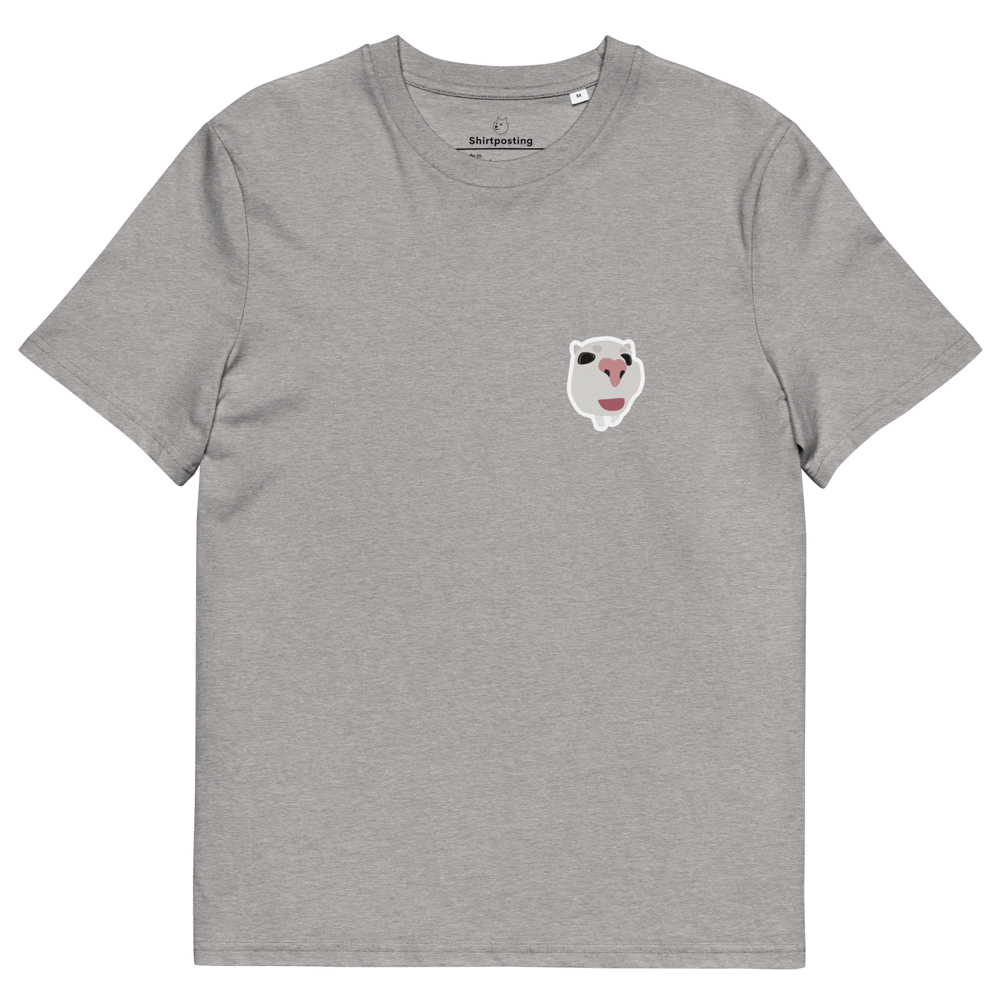 Cat Premium Organic T-Shirt Meme - Heather Grey | Shirtposting