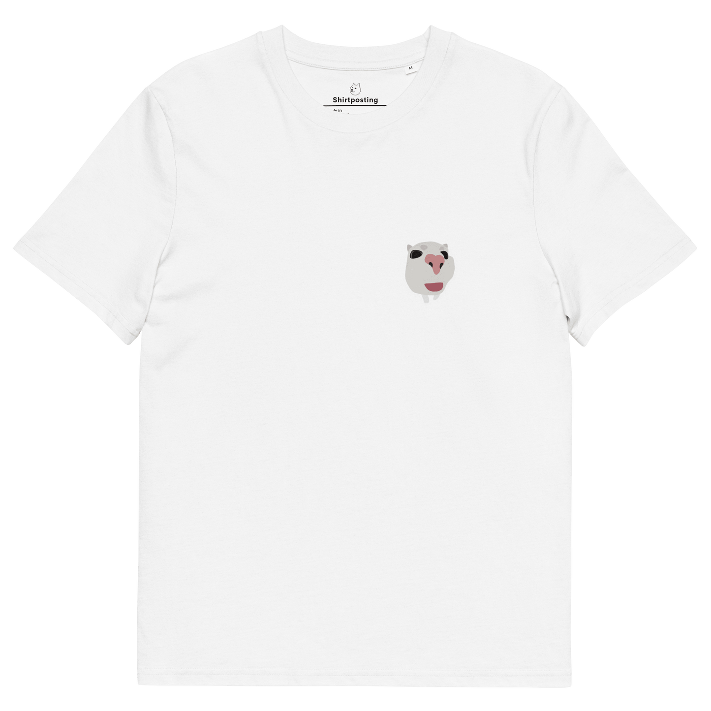 Cat Premium Organic T-Shirt Meme - White | Shirtposting