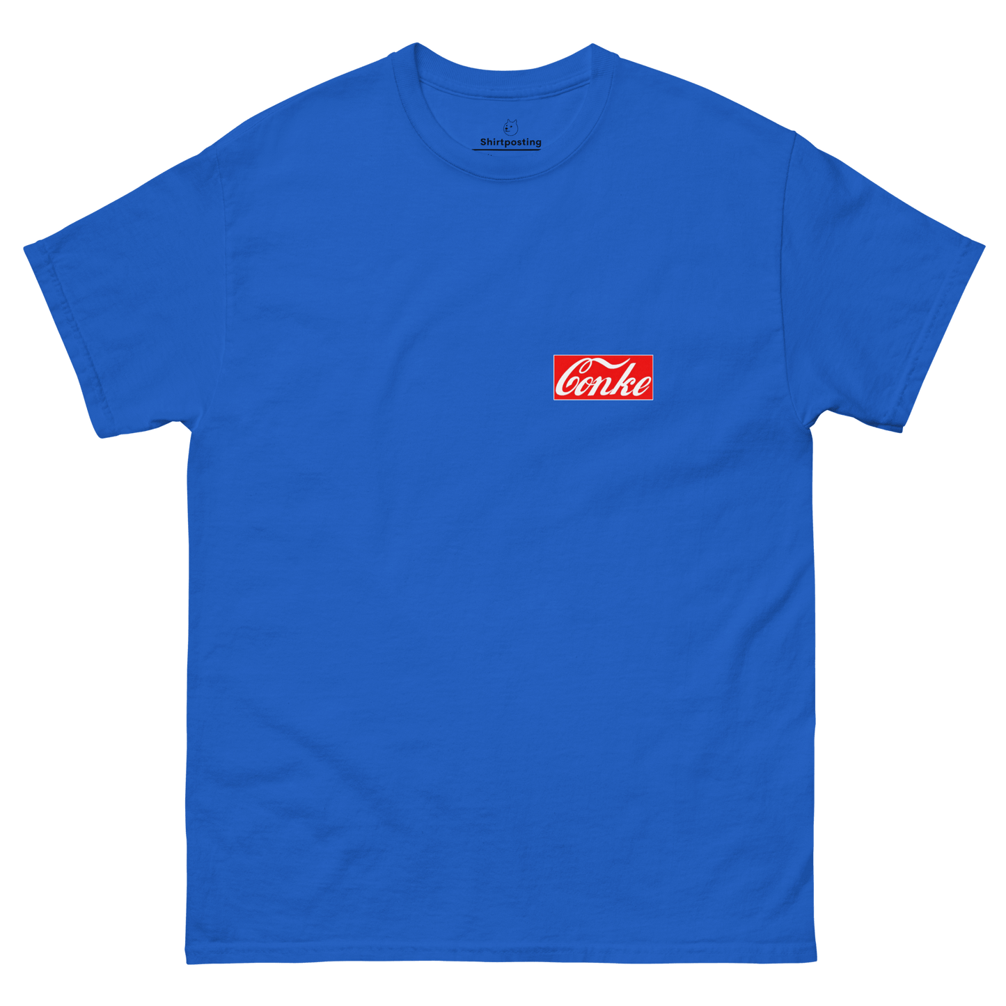 Conke Classic T-Shirt Meme - Royal | Shirtposting