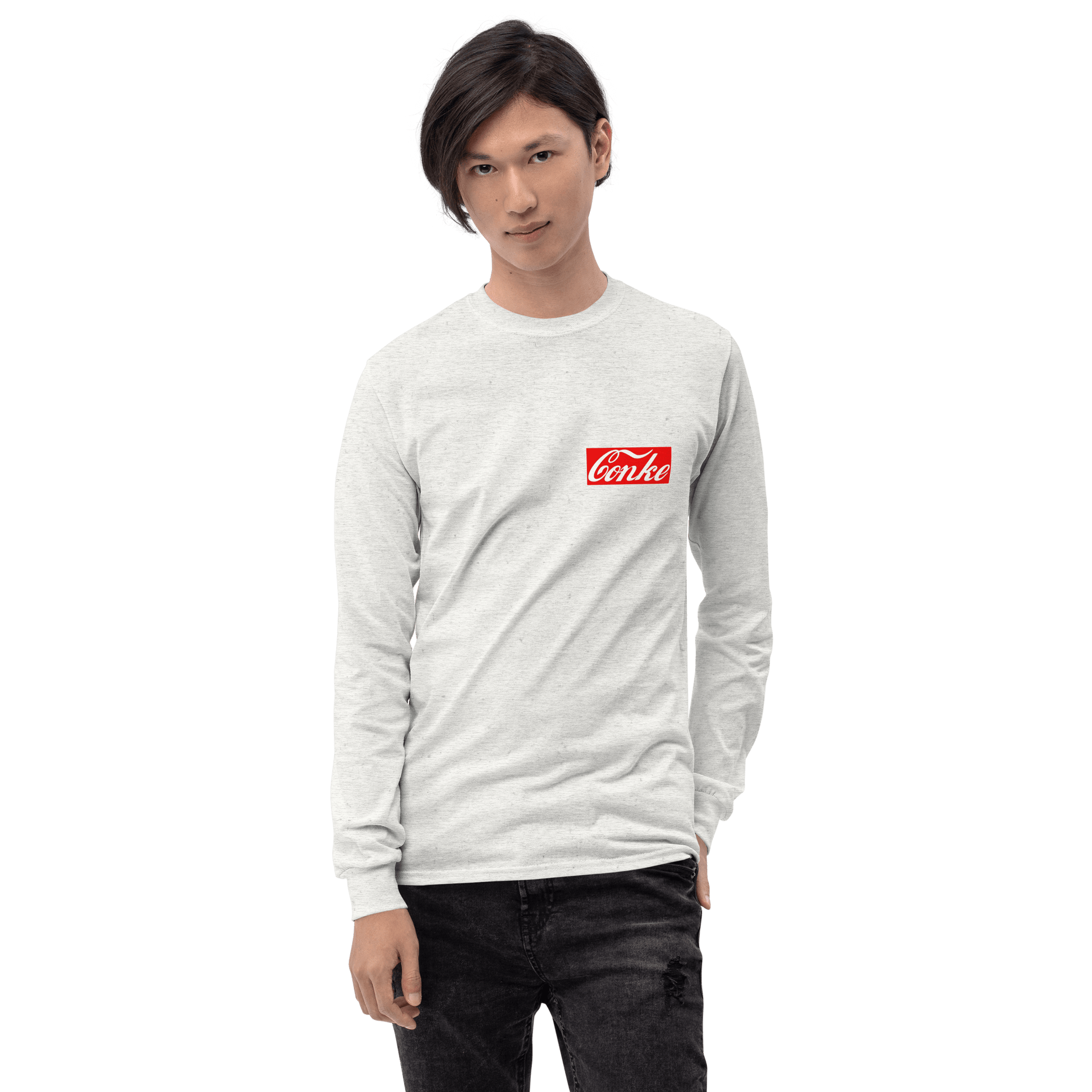 Conke Long Sleeve T-Shirt Meme - Ash | Shirtposting