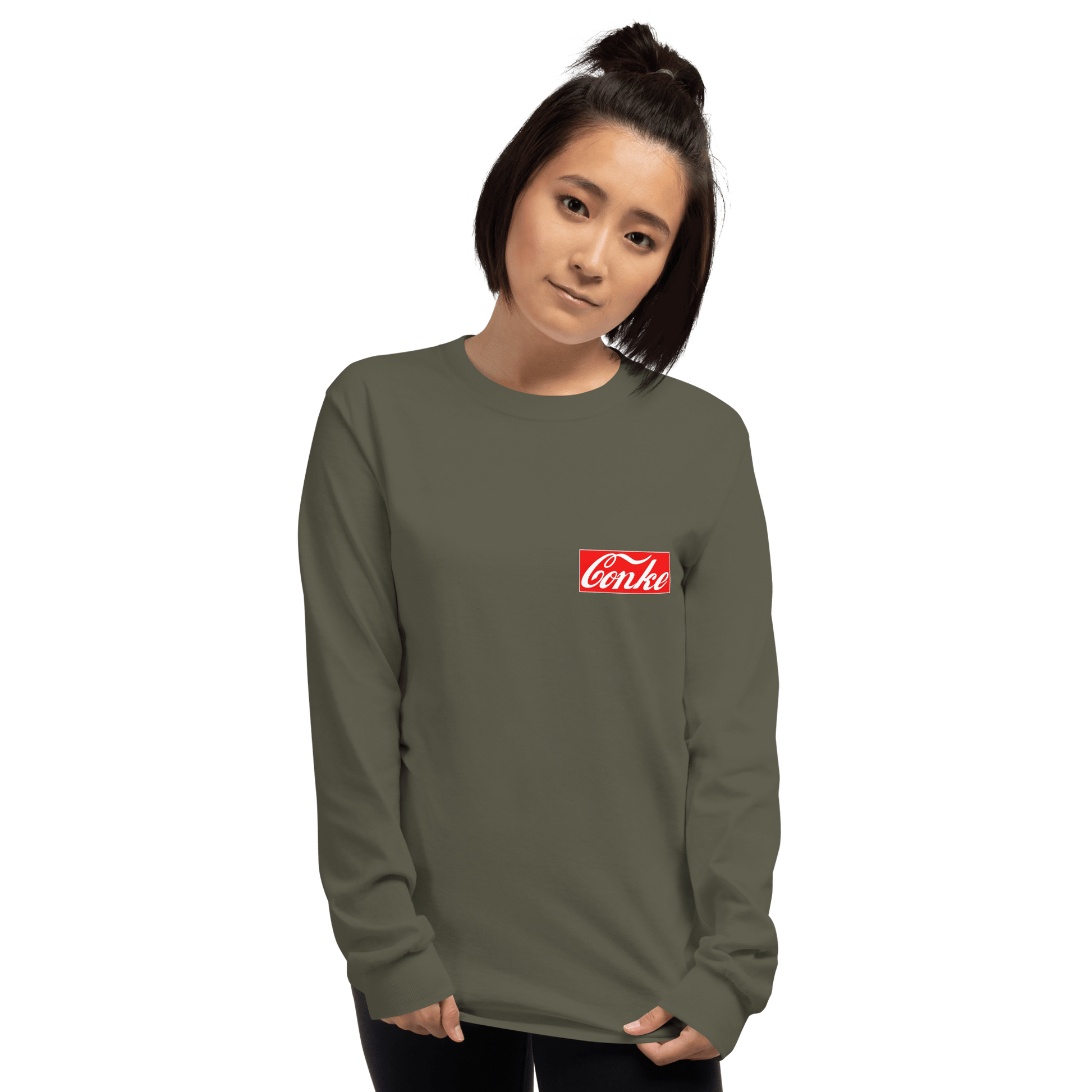Conke Long Sleeve T-Shirt Meme - Ash | Shirtposting