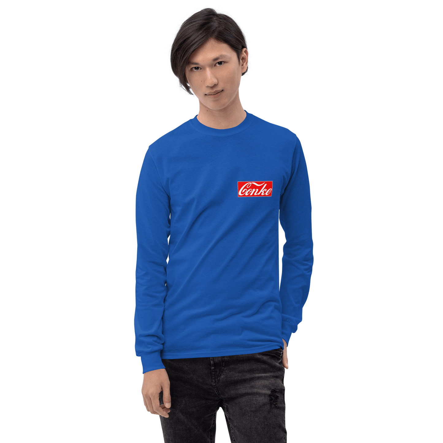 Conke Long Sleeve T-Shirt Meme - Ash | Shirtposting