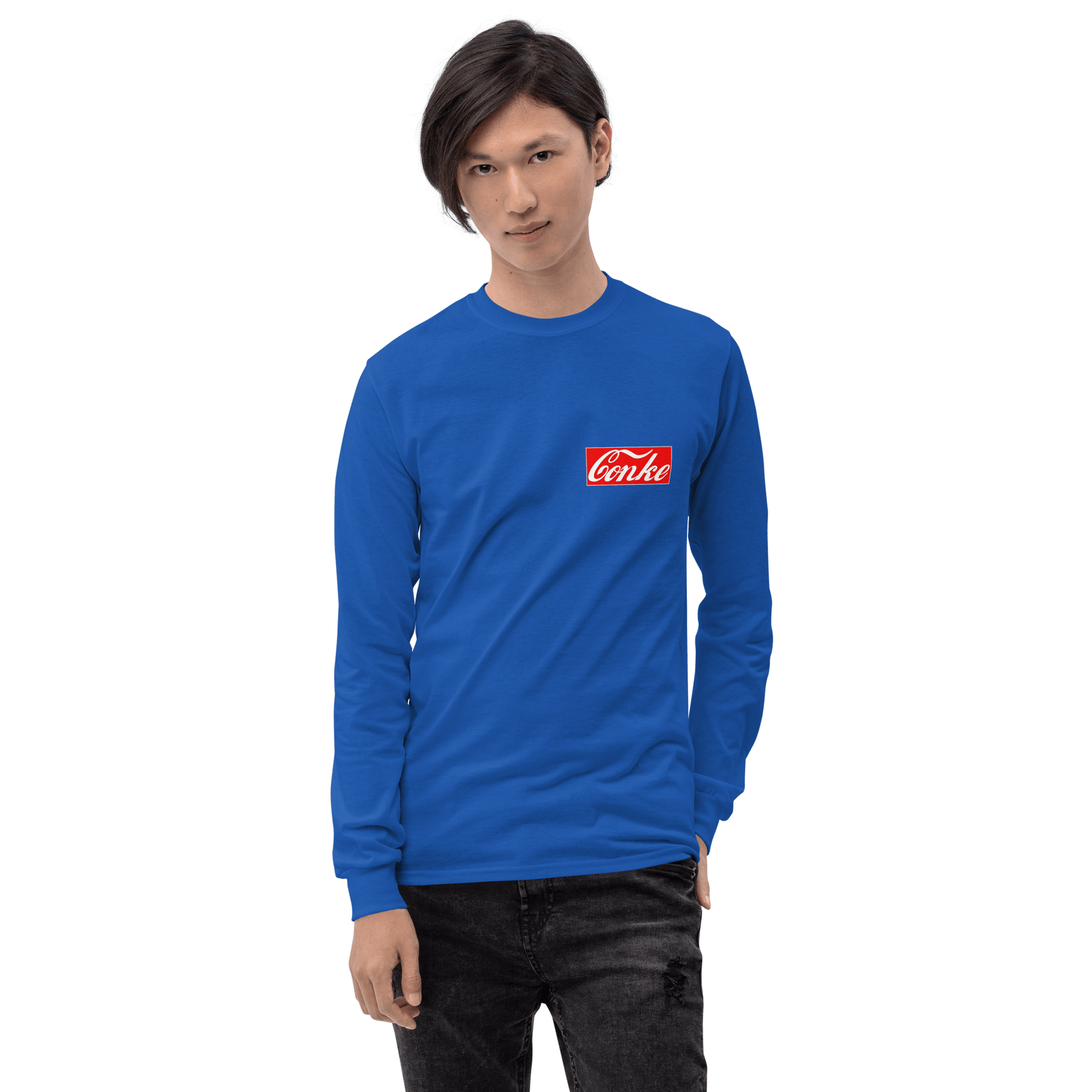 Conke Long Sleeve T-Shirt Meme - Ash | Shirtposting