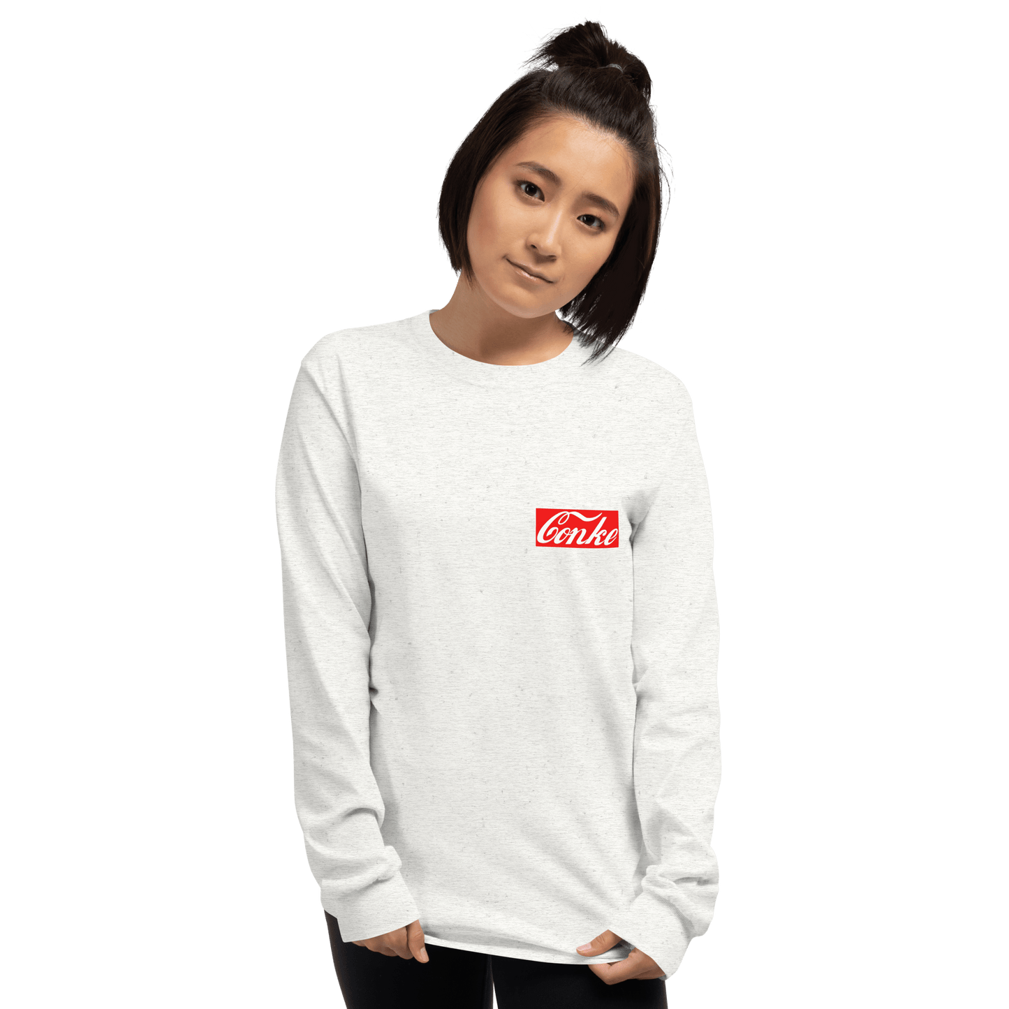 Conke Long Sleeve T-Shirt Meme - Ash | Shirtposting