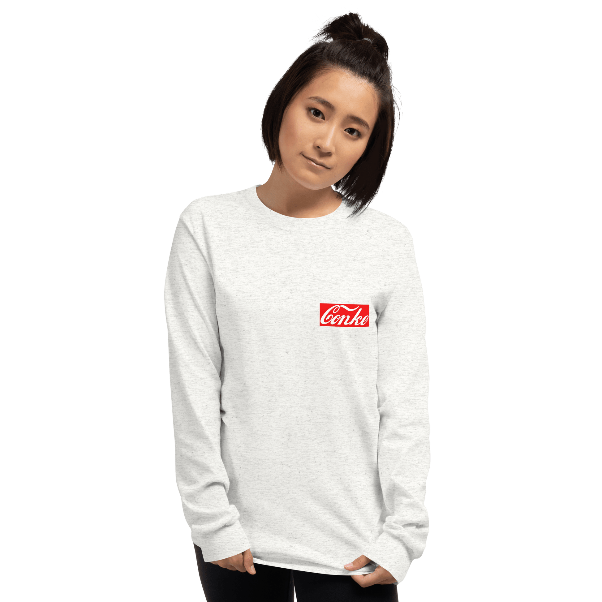 Conke Long Sleeve T-Shirt Meme - Ash | Shirtposting