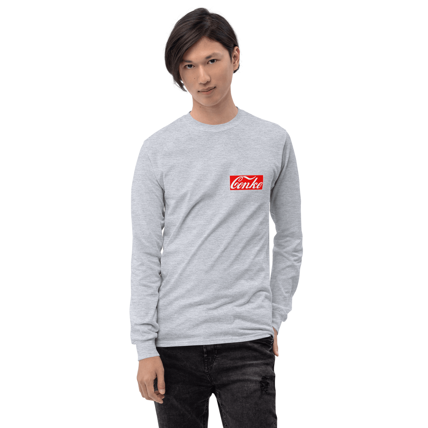 Conke Long Sleeve T-Shirt Meme - Ash | Shirtposting