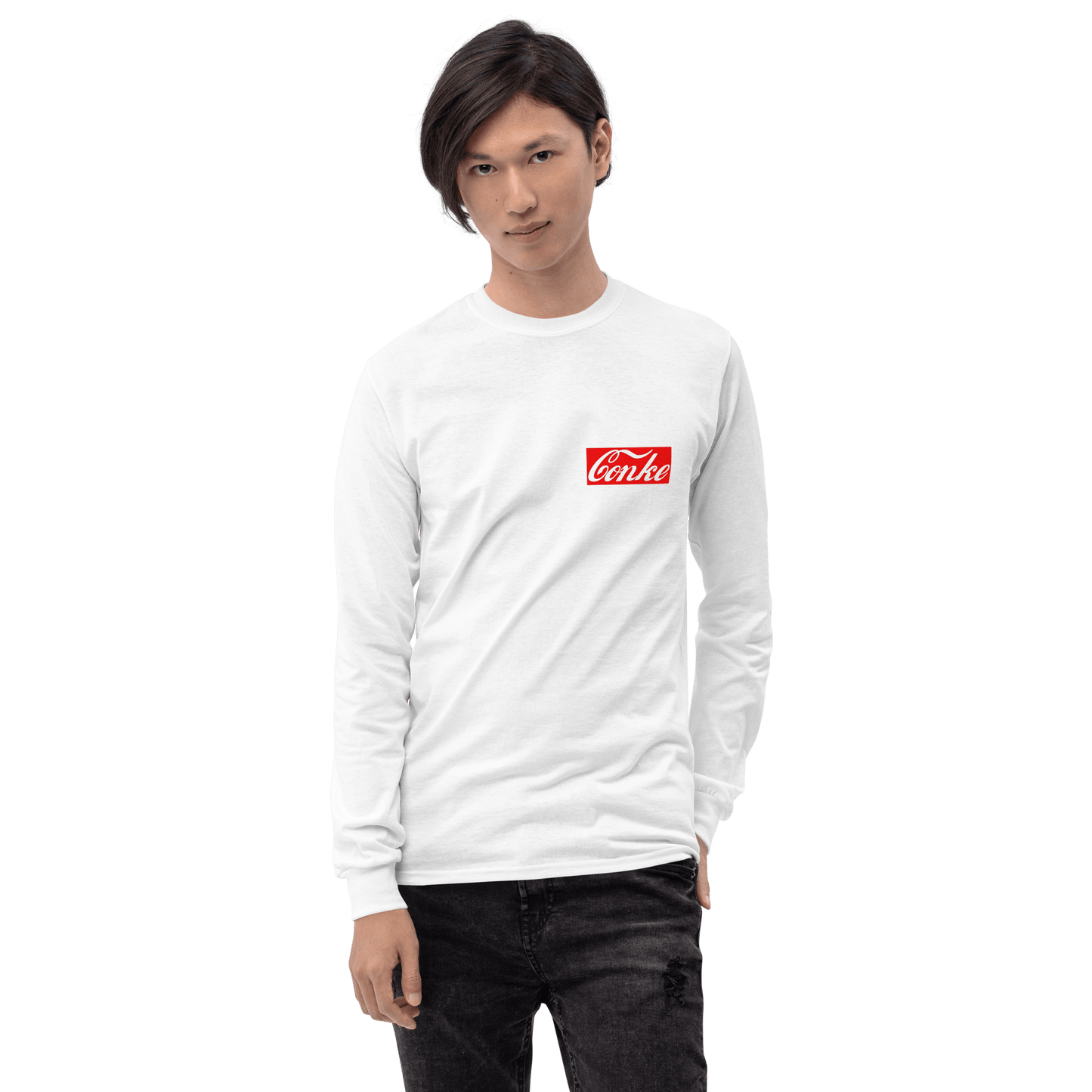 Conke Long Sleeve T-Shirt Meme - Ash | Shirtposting