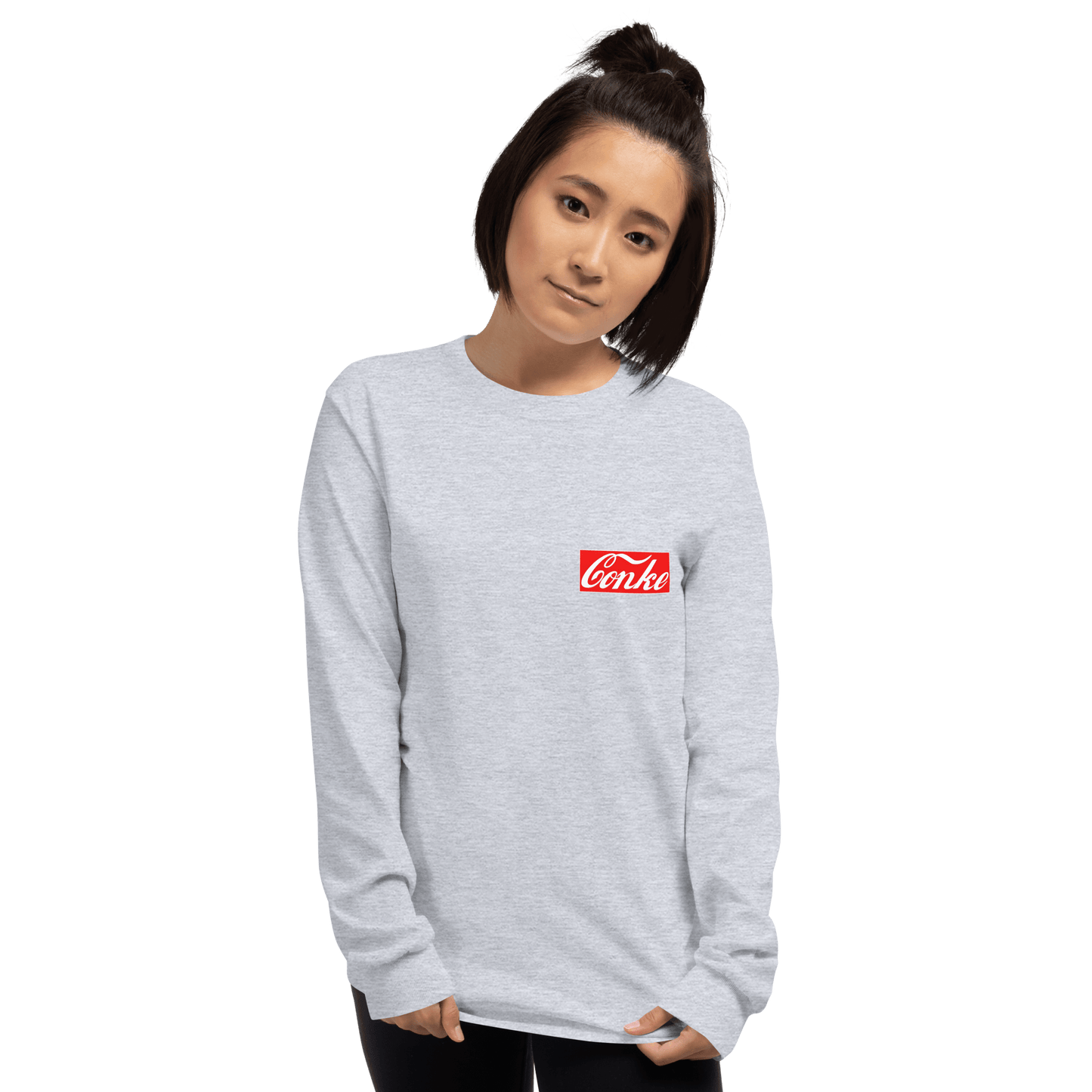 Conke Long Sleeve T-Shirt Meme - Ash | Shirtposting