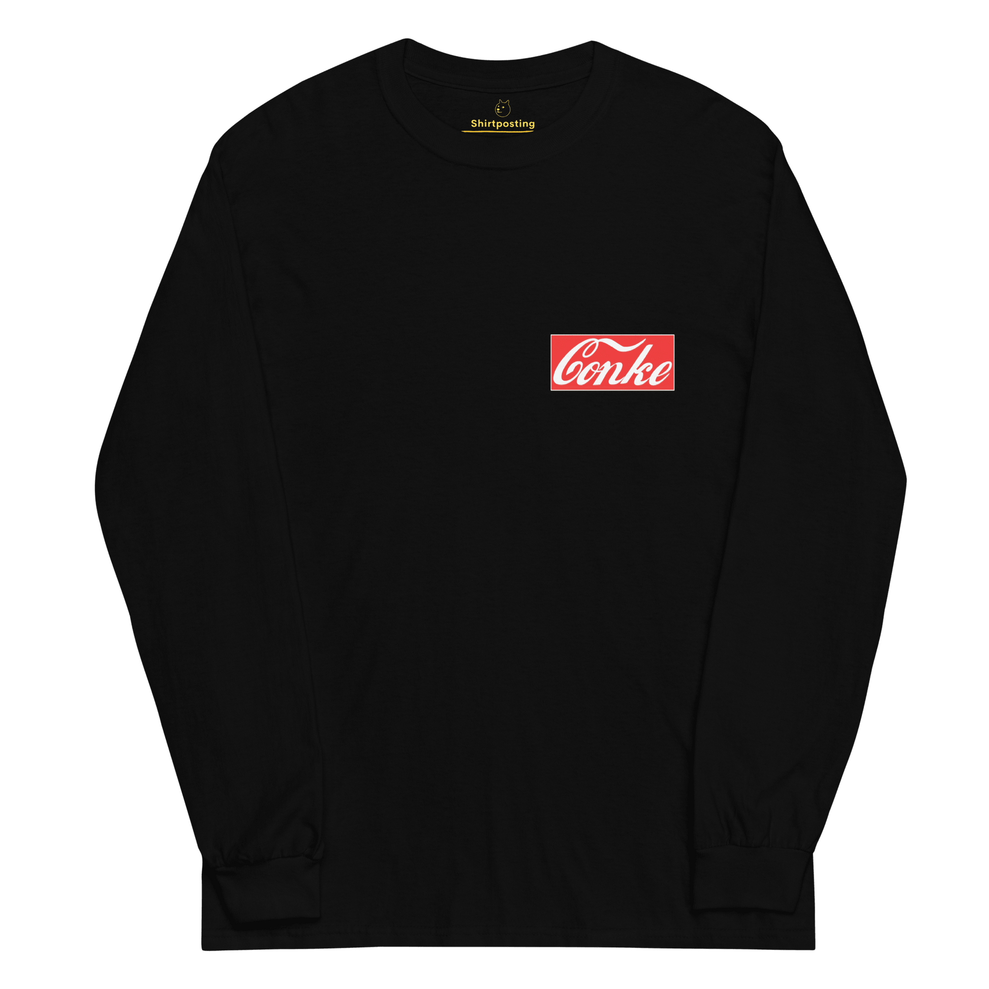Conke Long Sleeve T-Shirt Meme - Black | Shirtposting