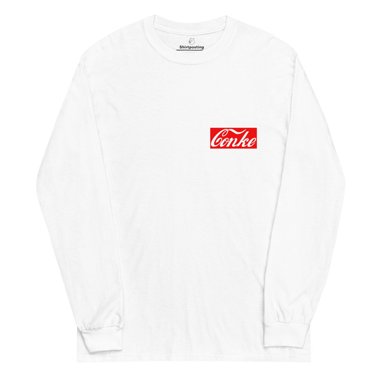 Conke Long Sleeve T-Shirt Meme - White | Shirtposting