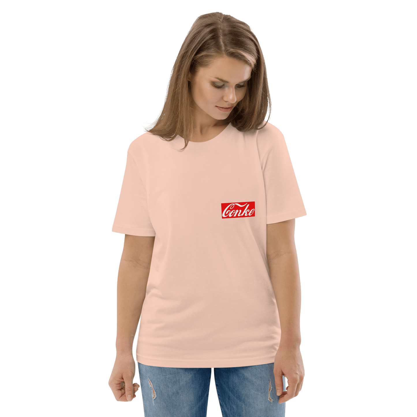 Conke Premium Organic T-Shirt Meme - Cotton Pink | Shirtposting
