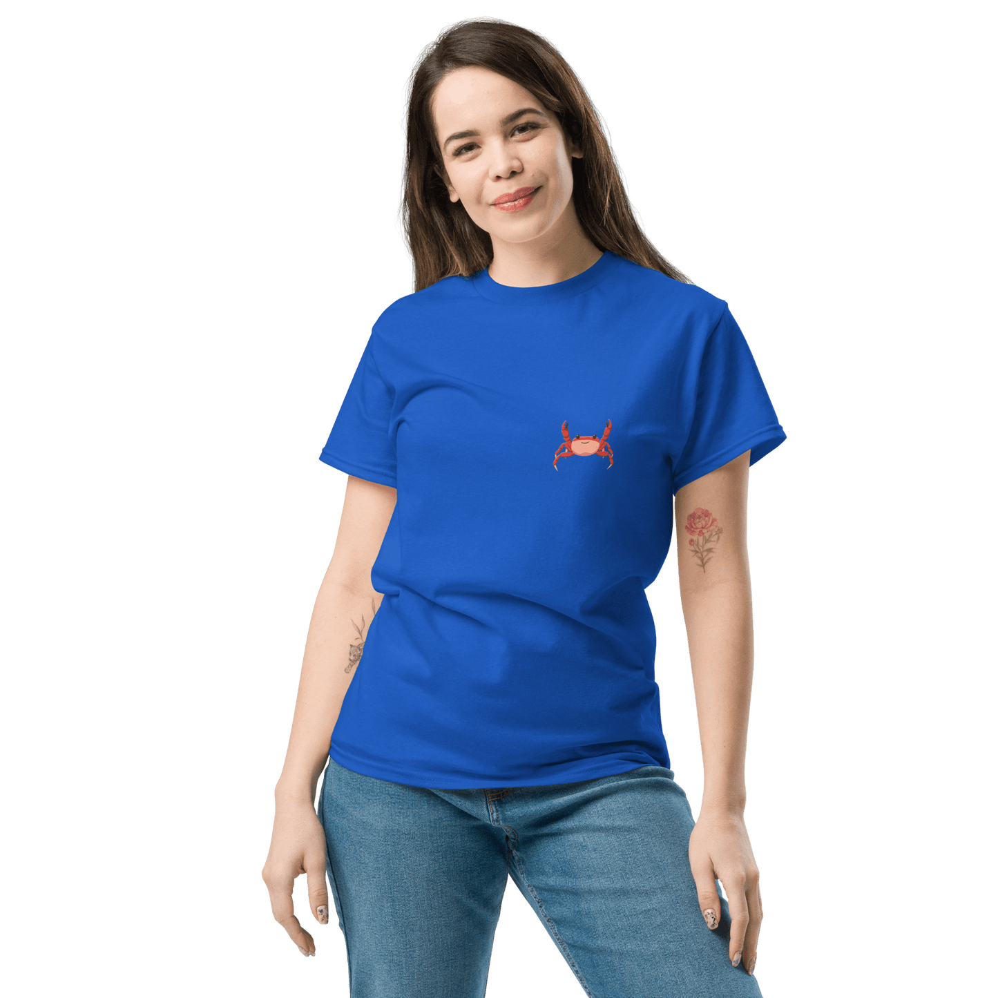 Crab Classic T-Shirt Meme - Royal | Shirtposting