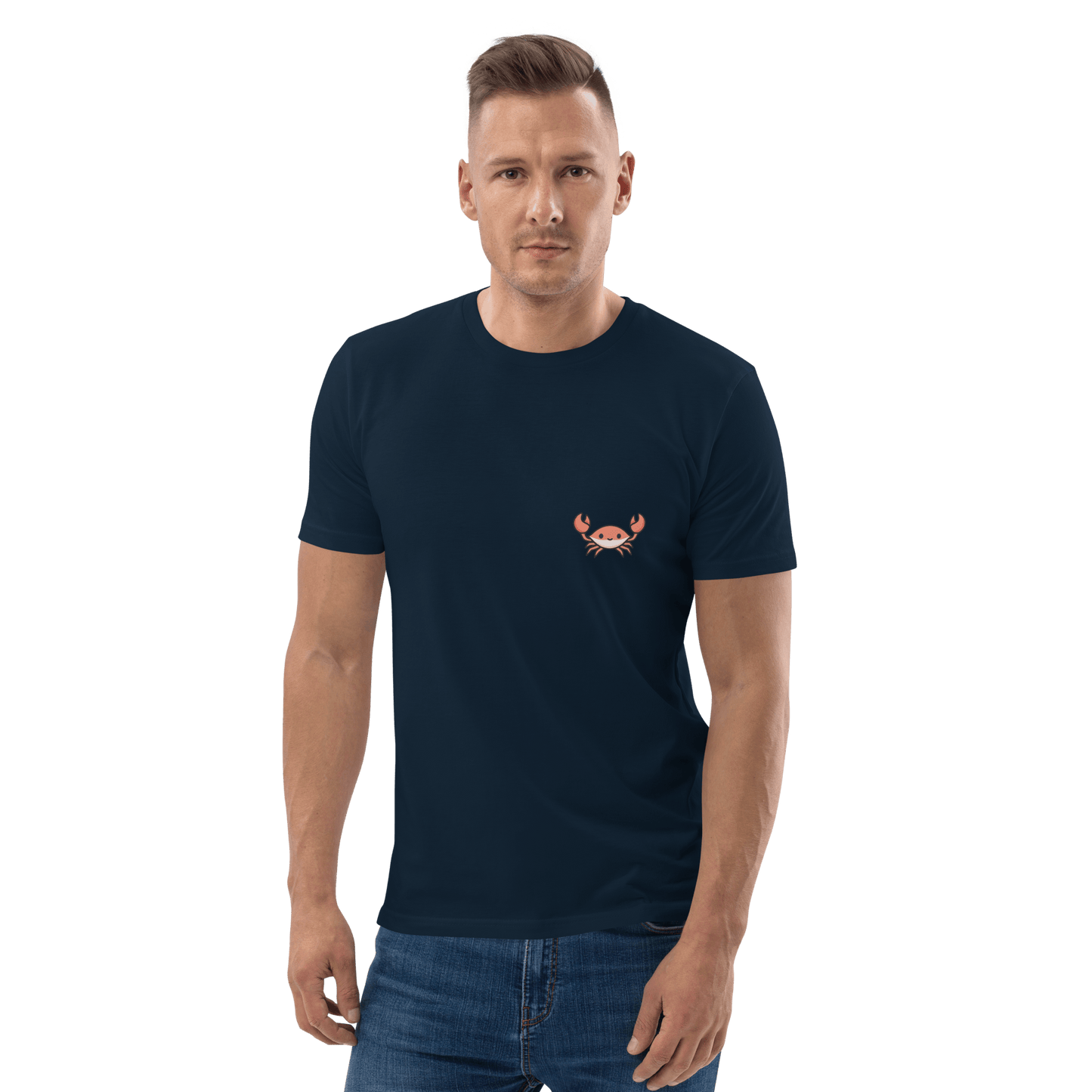 Crab Premium Organic T-Shirt Meme - Cotton Pink | Shirtposting
