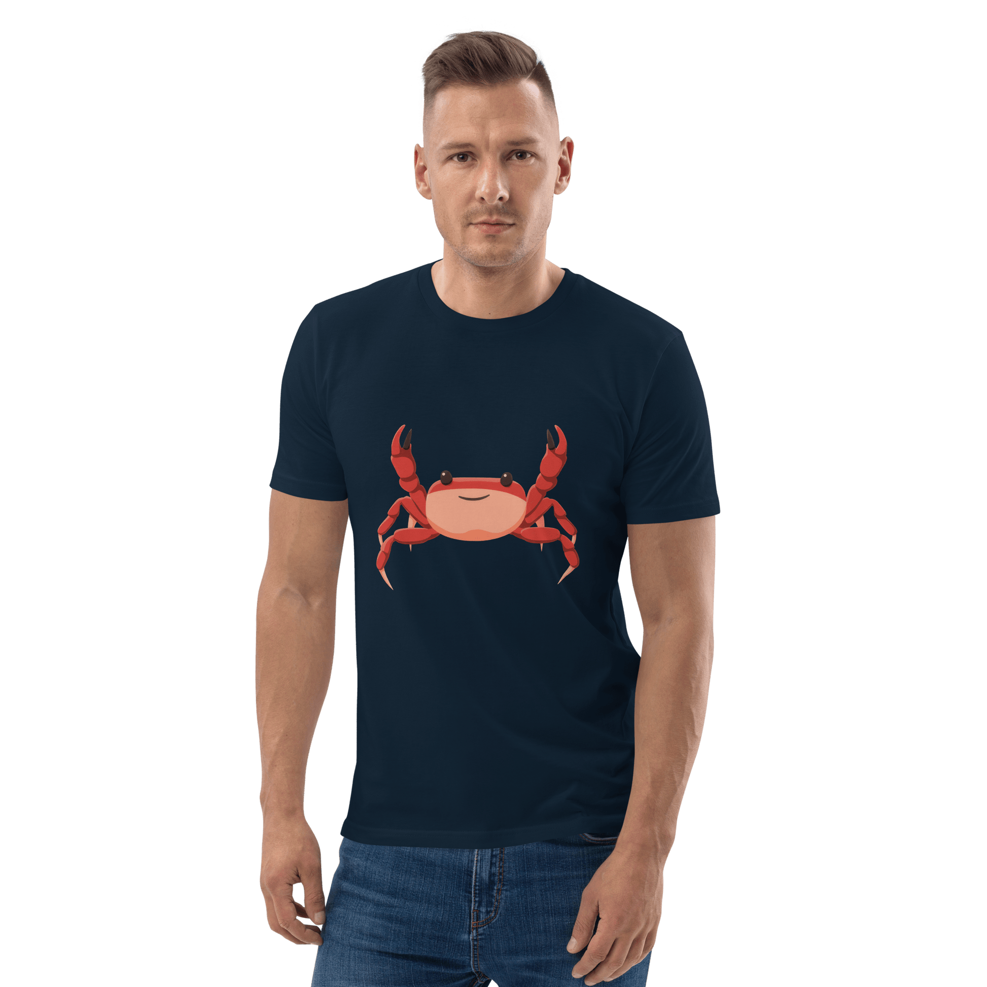 Crab Premium Organic T-Shirt Meme - Cotton Pink | Shirtposting