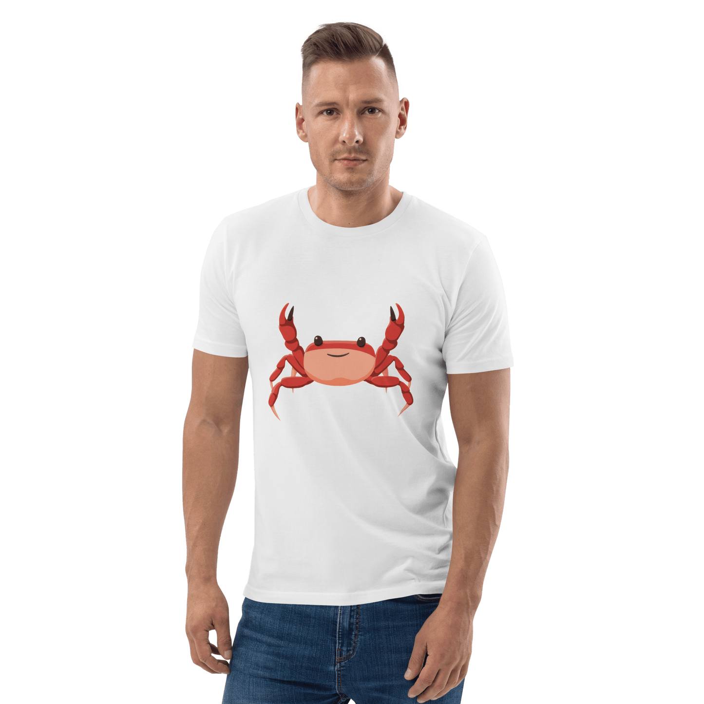 Crab Premium Organic T-Shirt Meme - Cotton Pink | Shirtposting