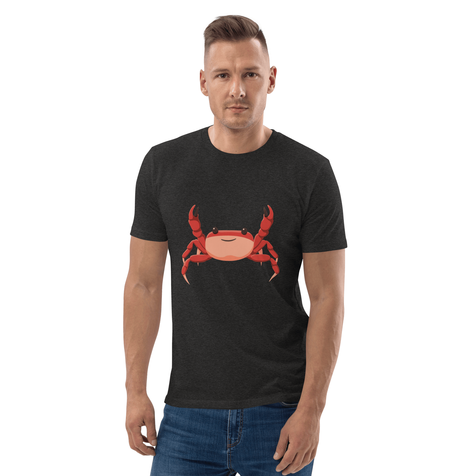 Crab Premium Organic T-Shirt Meme - Cotton Pink | Shirtposting
