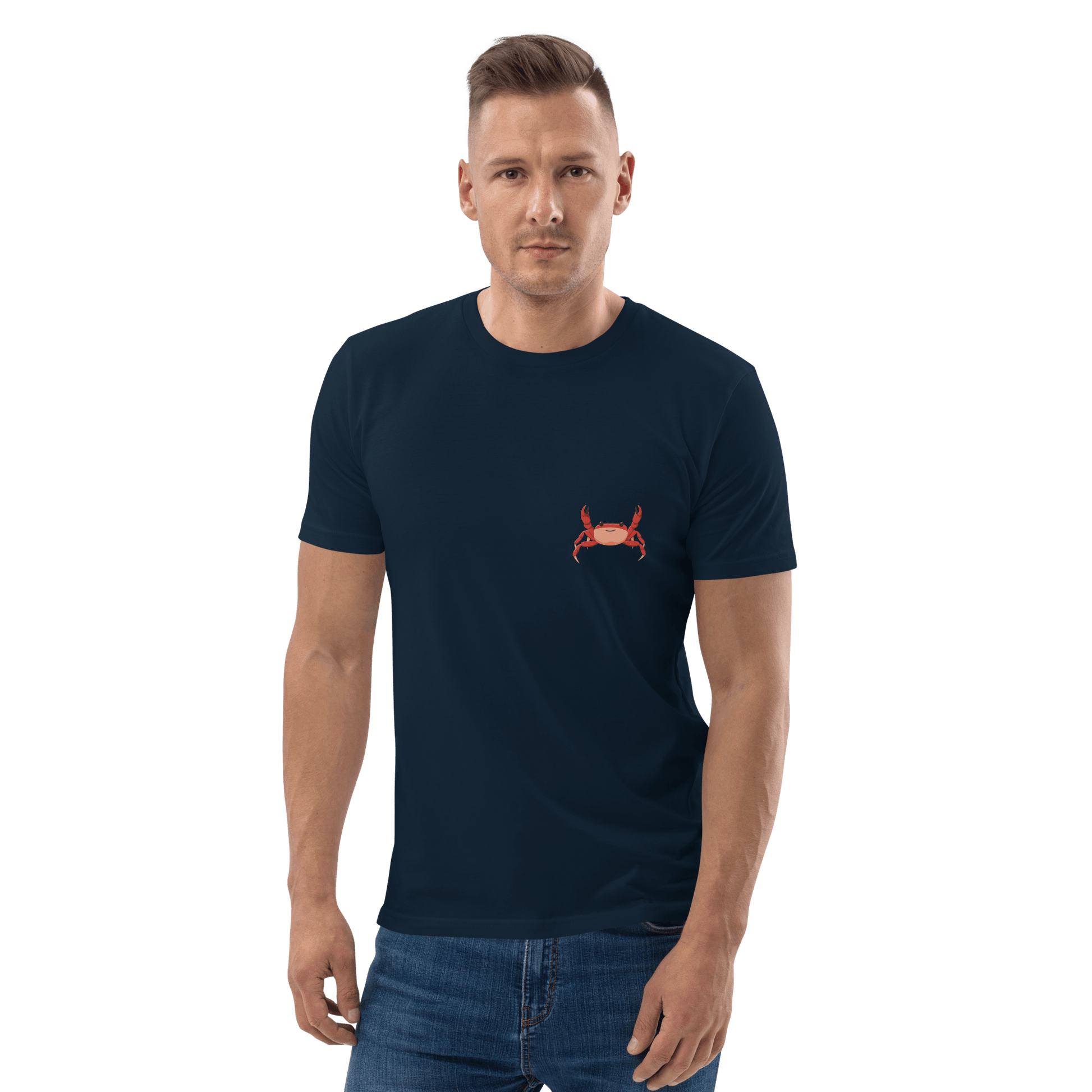 Crab Premium Organic T-Shirt Meme - Cotton Pink | Shirtposting
