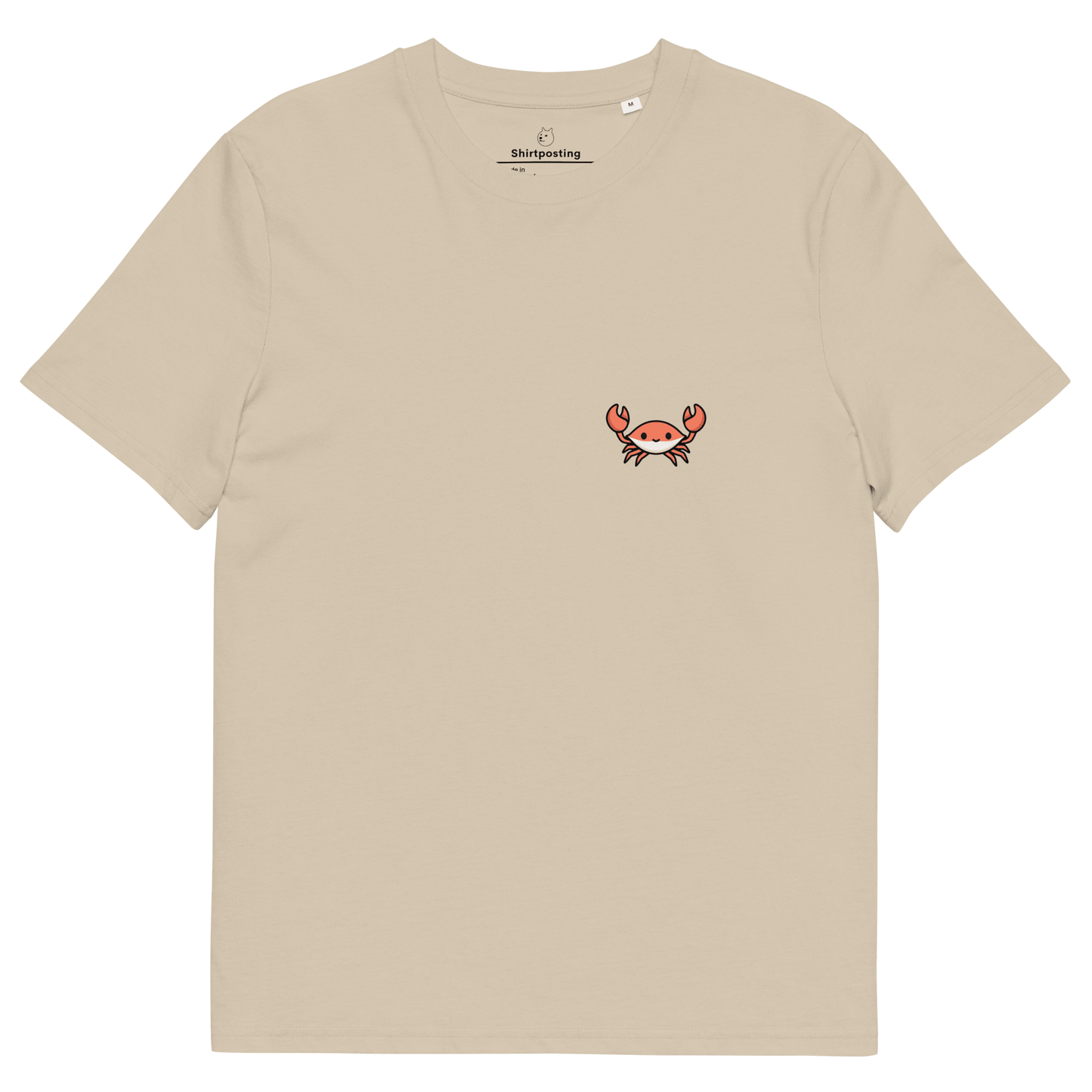 Crab Premium Organic T-Shirt Meme - Desert Dust | Shirtposting