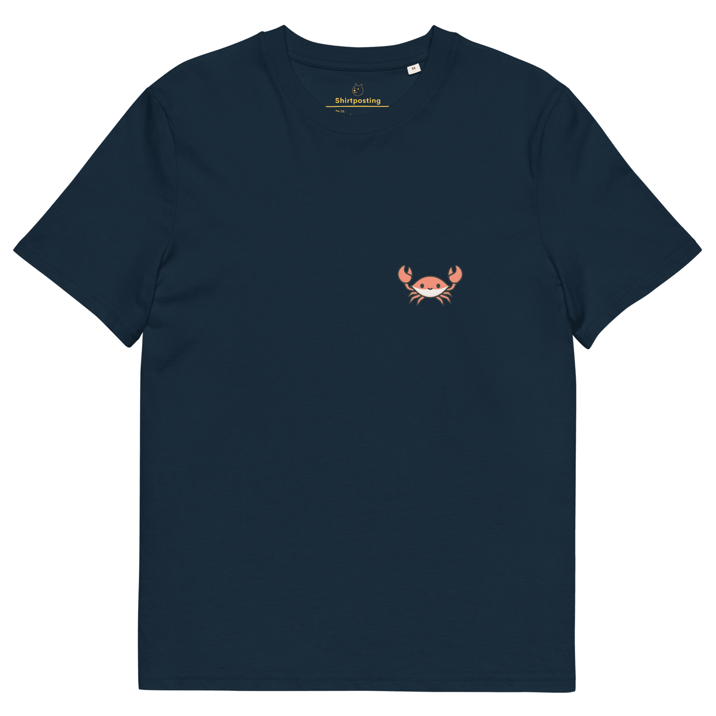 Crab Premium Organic T-Shirt Meme - French Navy | Shirtposting