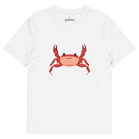 Crab Premium Organic T-Shirt Meme - White | Shirtposting