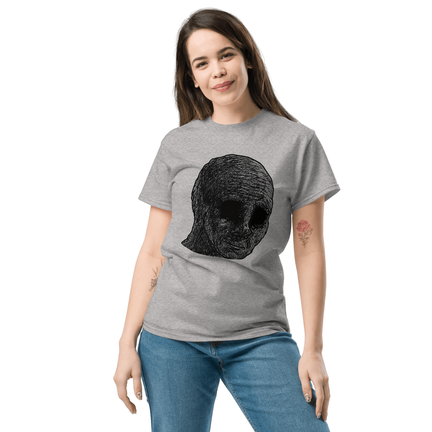 Cursed Wojak Classic T-Shirt Meme - Military Green | Shirtposting