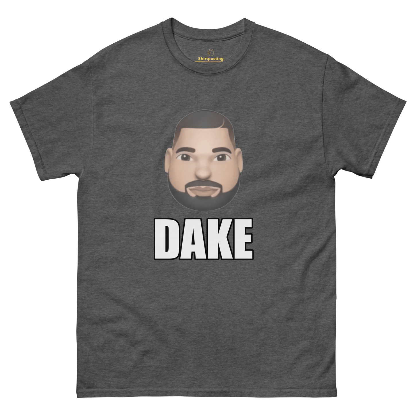 Dake Classic T-Shirt Meme - Dark Heather | Shirtposting