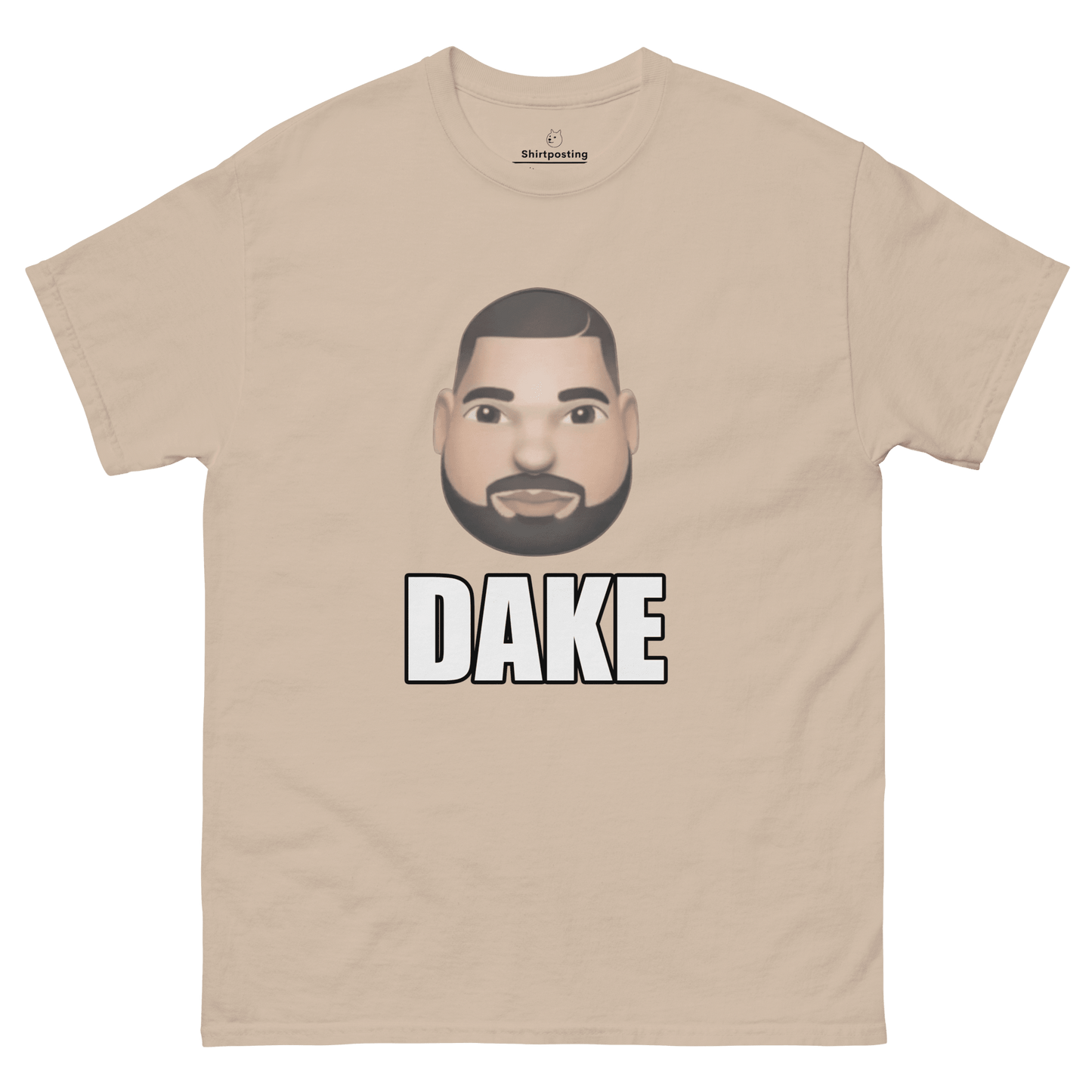 Dake Classic T-Shirt Meme - Sand | Shirtposting