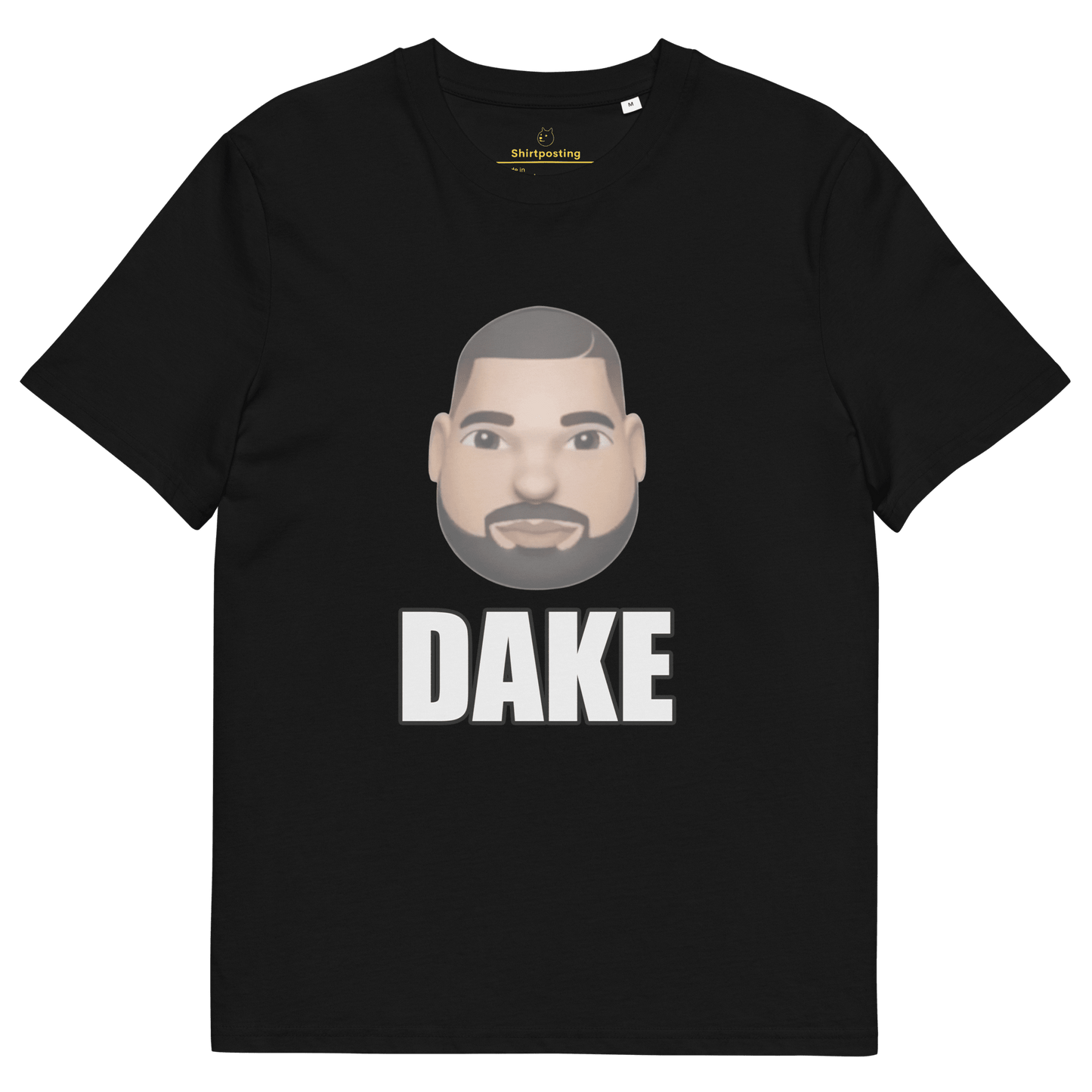 Dake Premium Organic T-Shirt Meme - Black | Shirtposting
