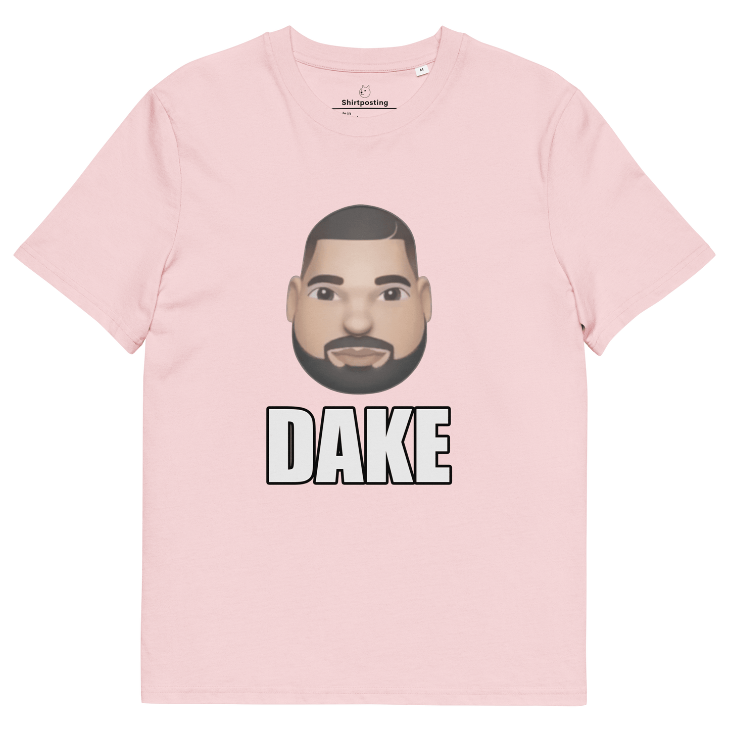 Dake Premium Organic T-Shirt Meme - Cotton Pink | Shirtposting