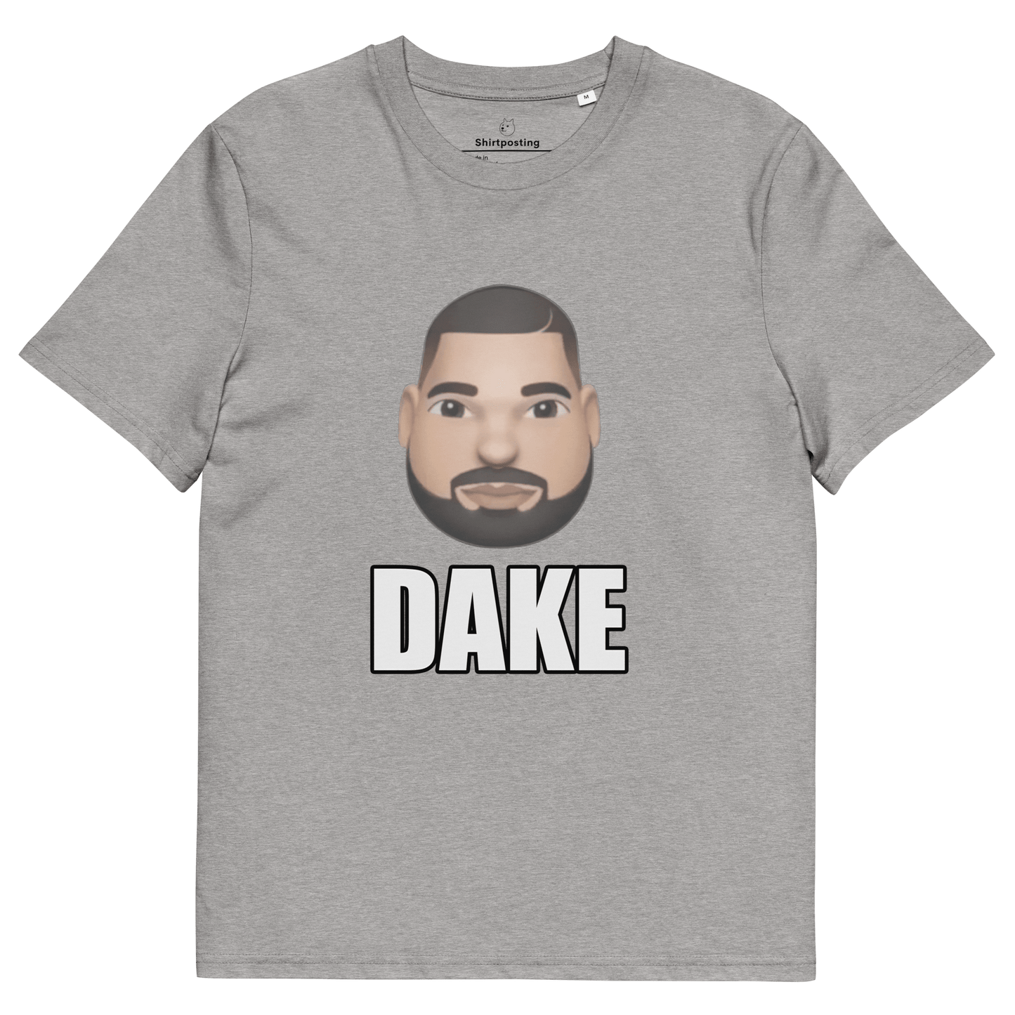 Dake Premium Organic T-Shirt Meme - Heather Grey | Shirtposting