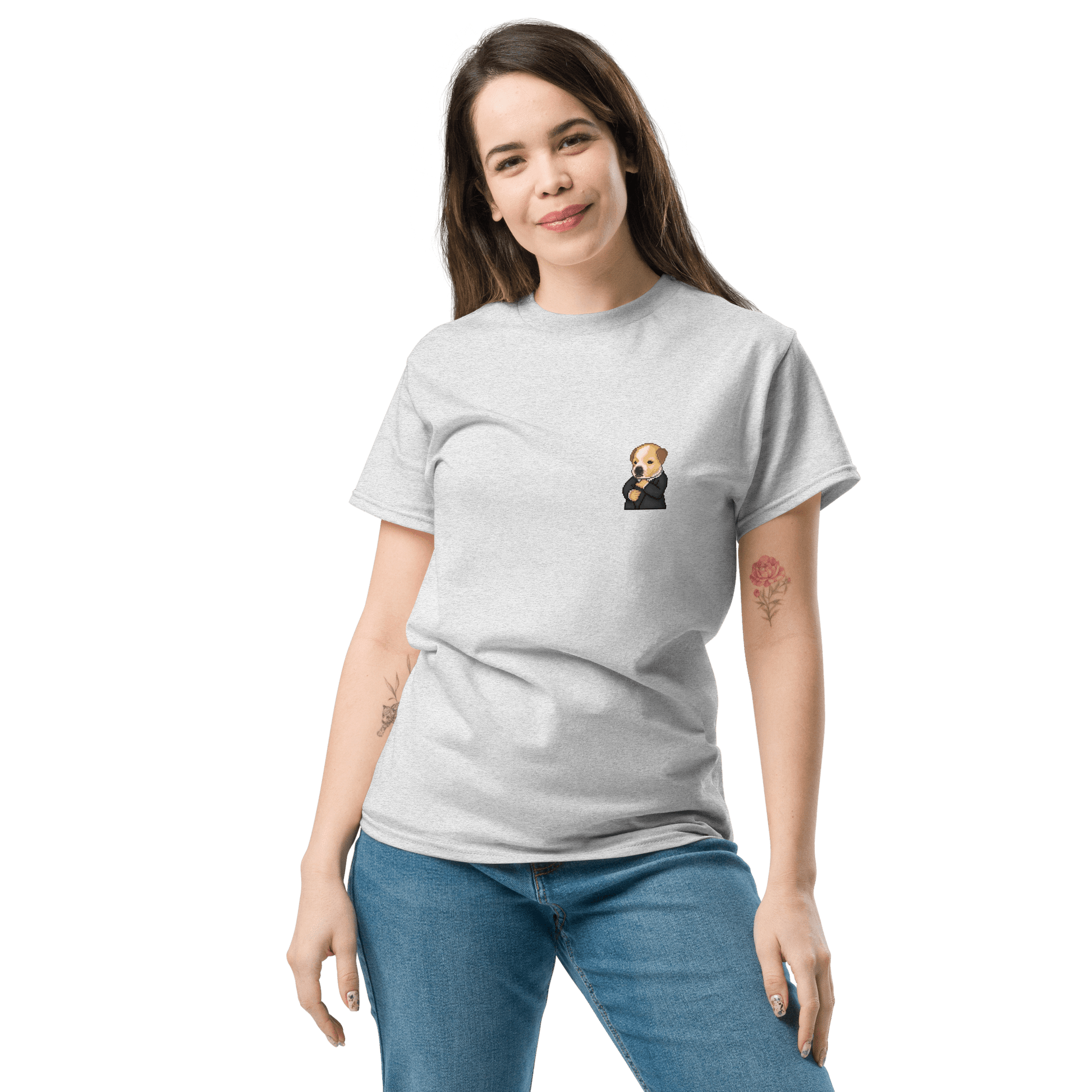 Dog Classic T-Shirt Meme - Ash | Shirtposting